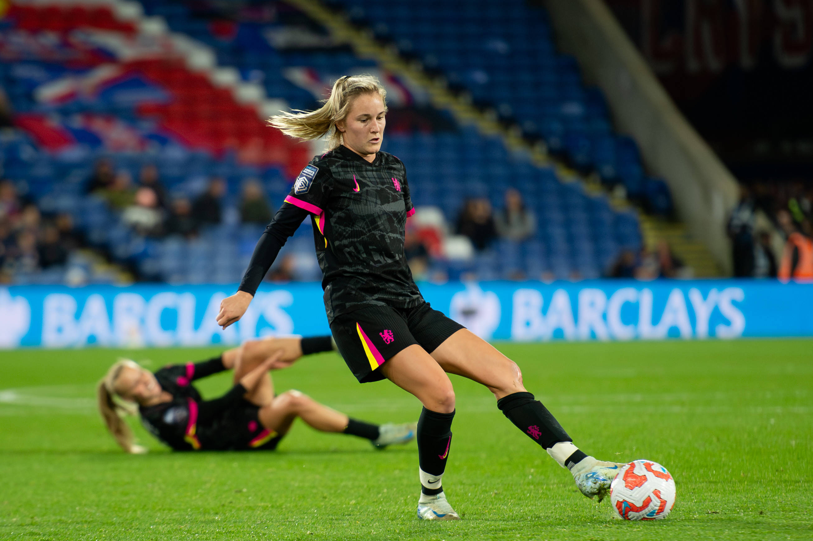 Wieke Kaptein in actie namens Chelsea