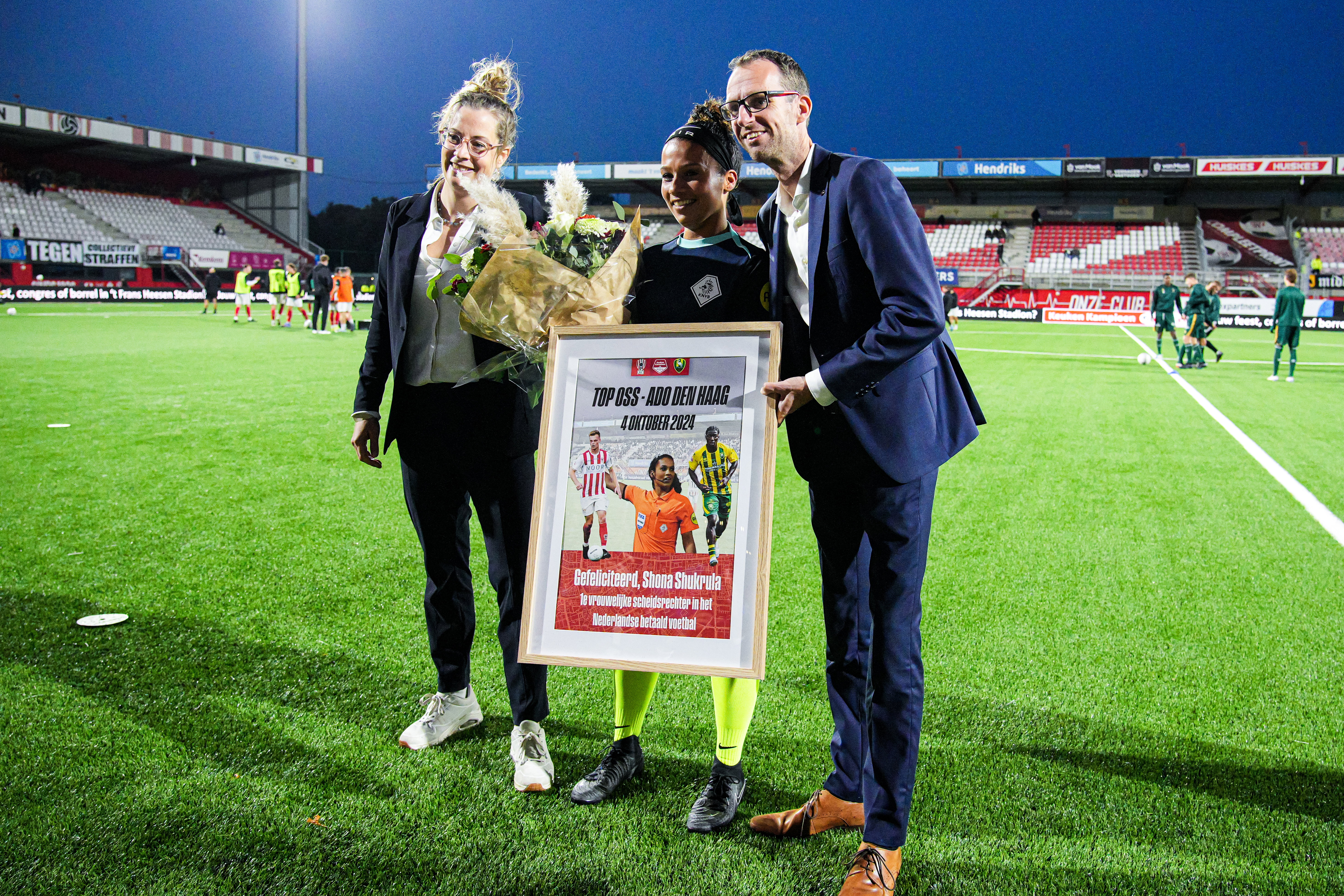 Shona Shukrula voor haar debuut in de KKD