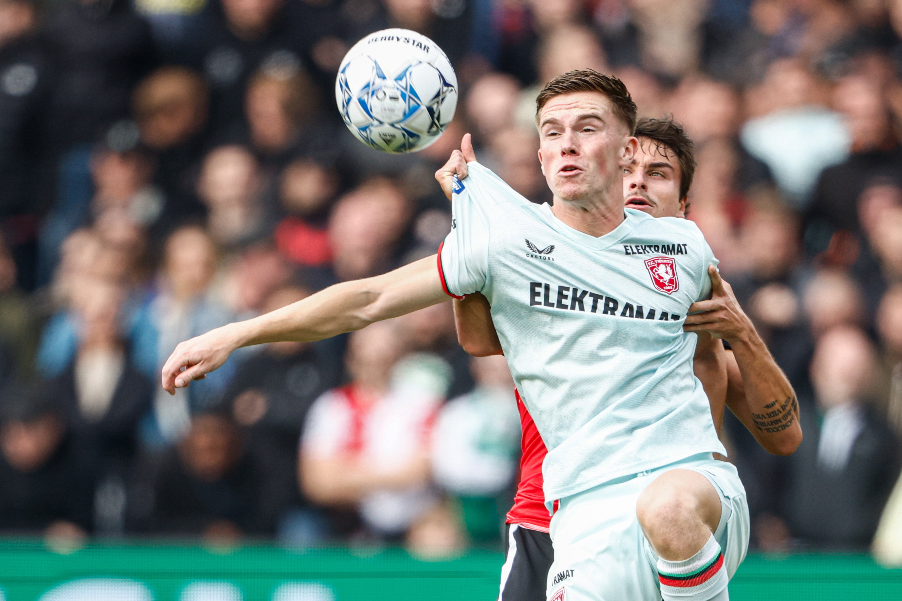 Daan Rots tegen Feyenoord