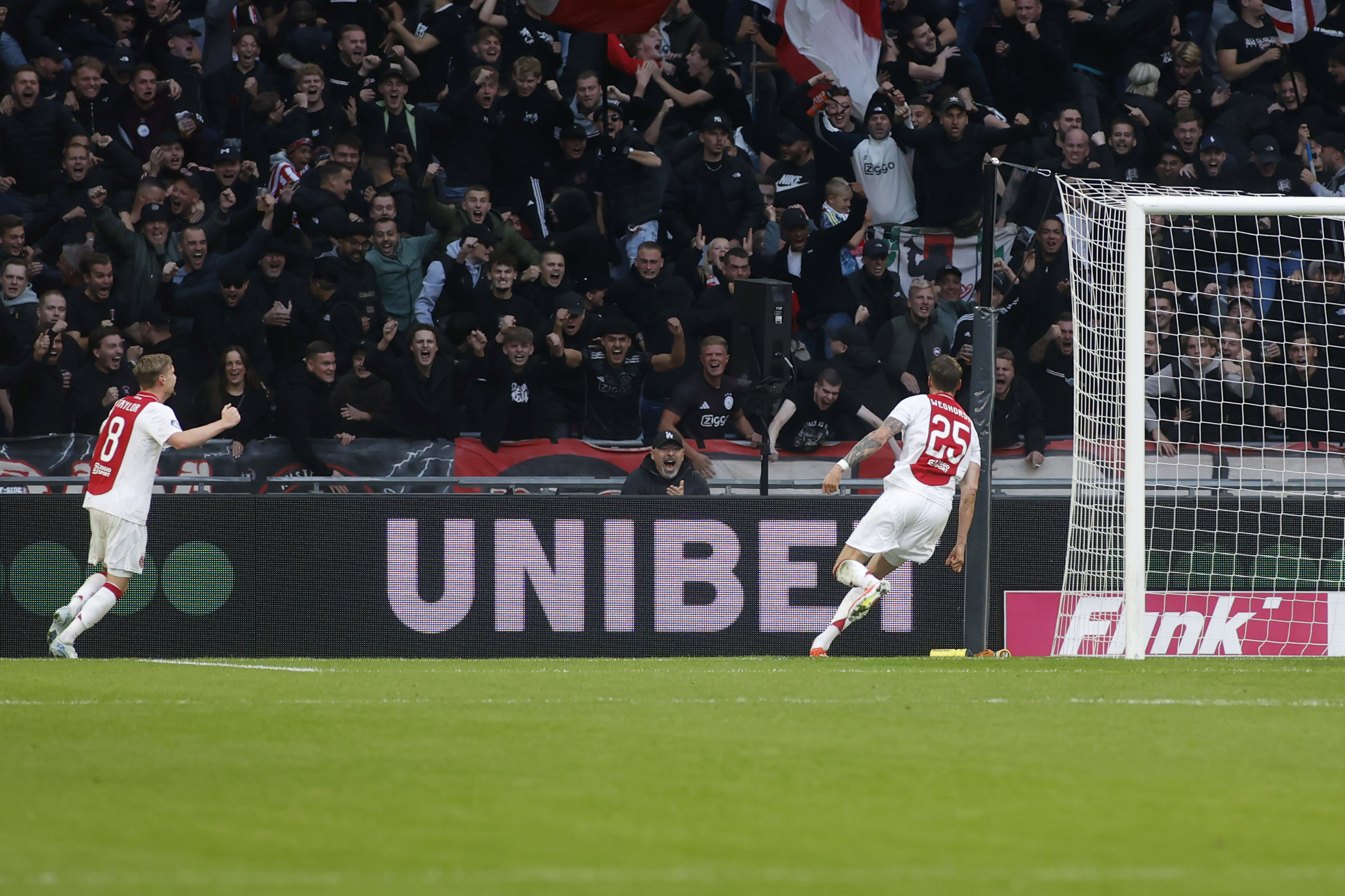 Unibet-reclame in de Johan Cruijff ArenA