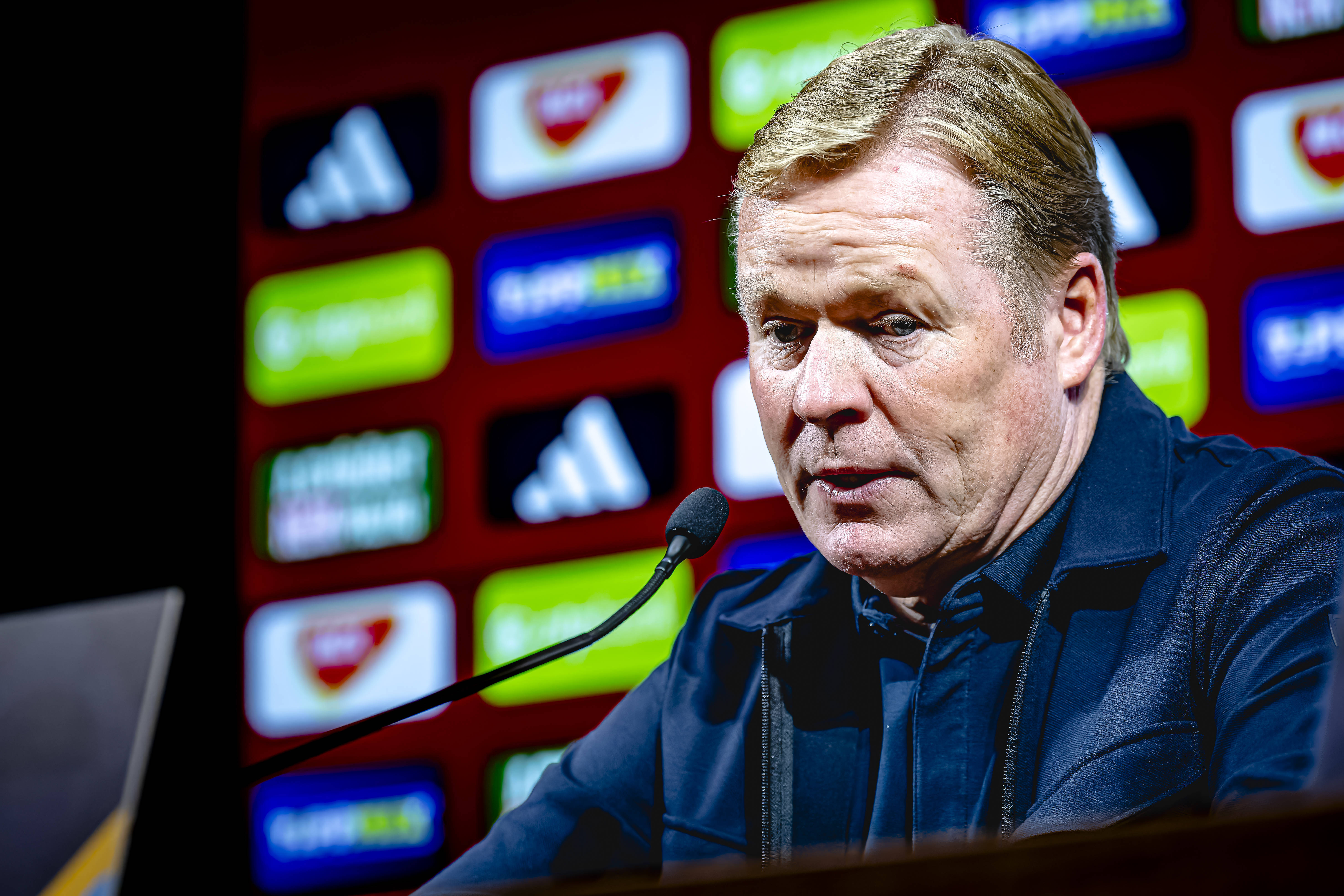Ronald Koeman na de interland tegen Hongarije
