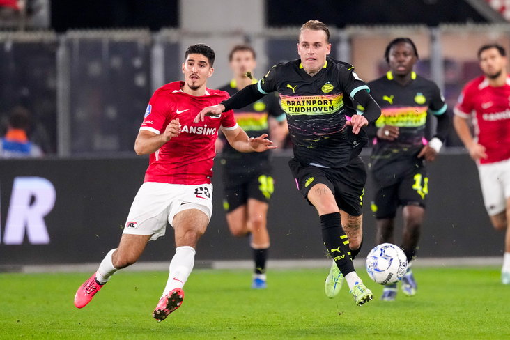 Rick Karsdorp tegen AZ