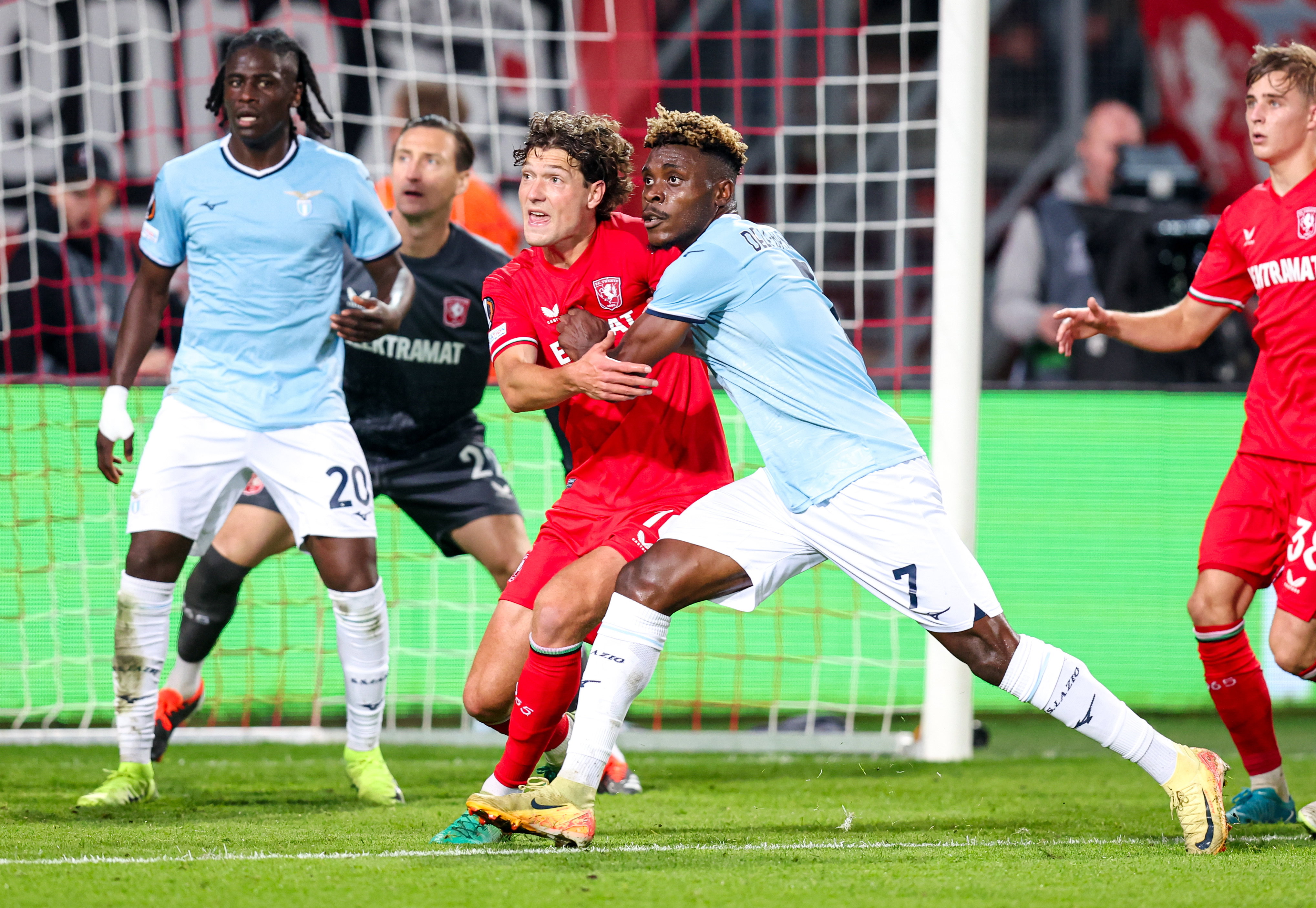 Sam Lammers in duel tegen Lazio Roma