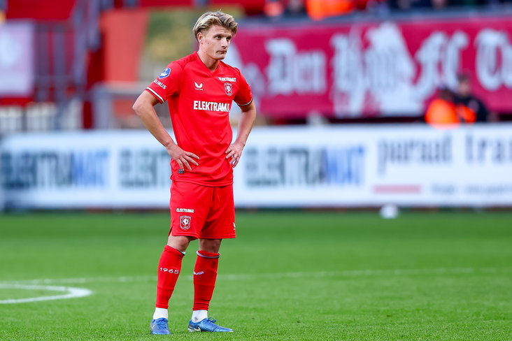 Sem Steijn baalt na zijn afgekeurde goal