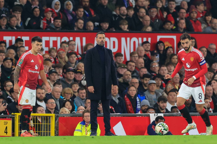 Ruud van Nistelrooij op Old Trafford