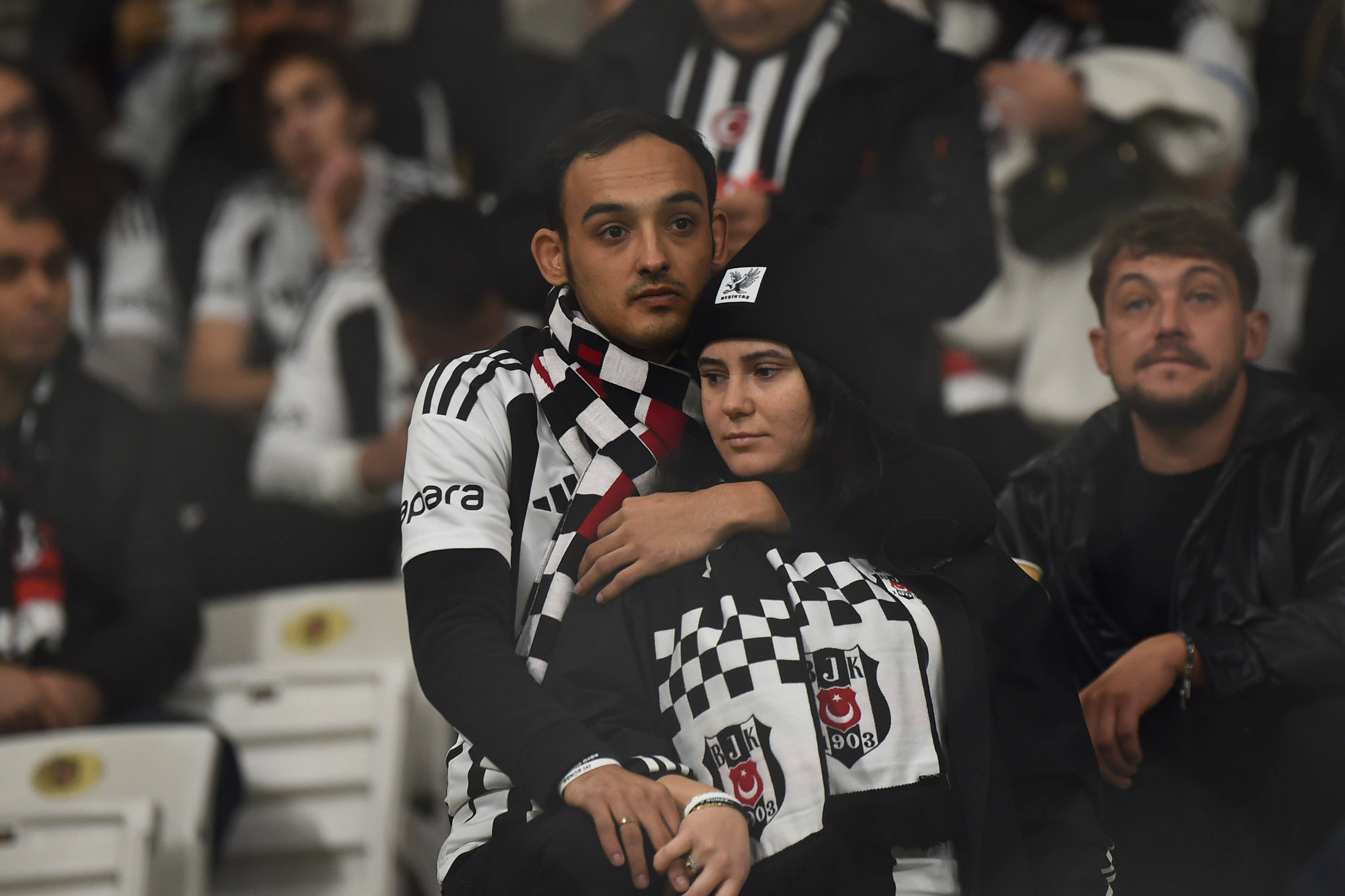 Balende Besiktas-fans