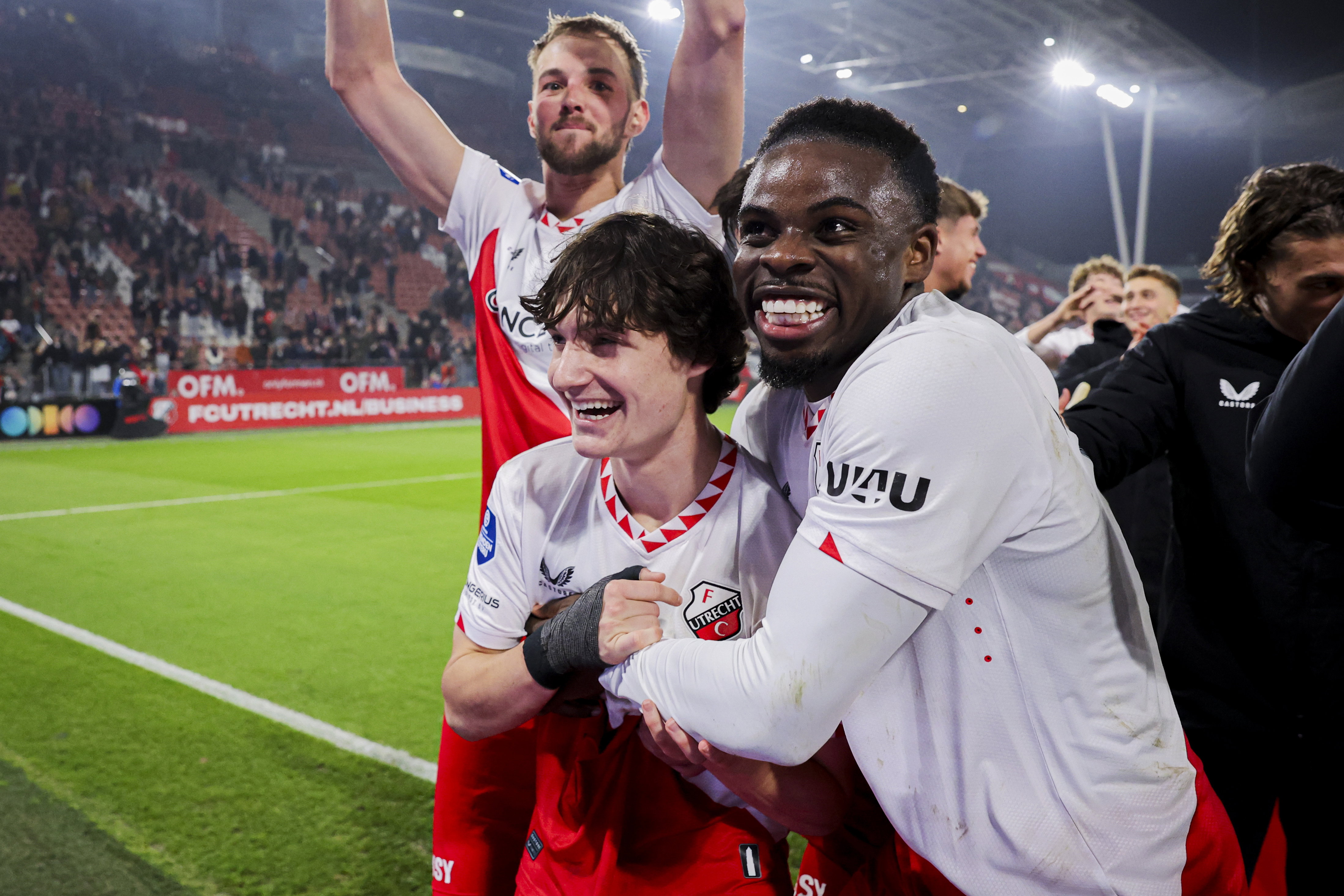 FC Utrecht viert overwinning