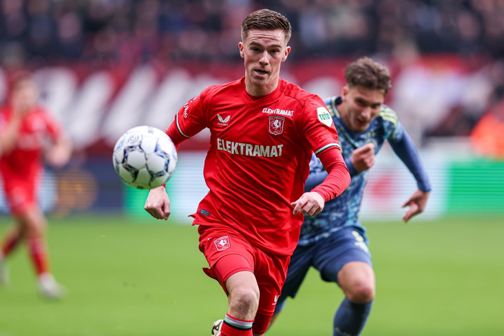Daan Rots tegen Ajax