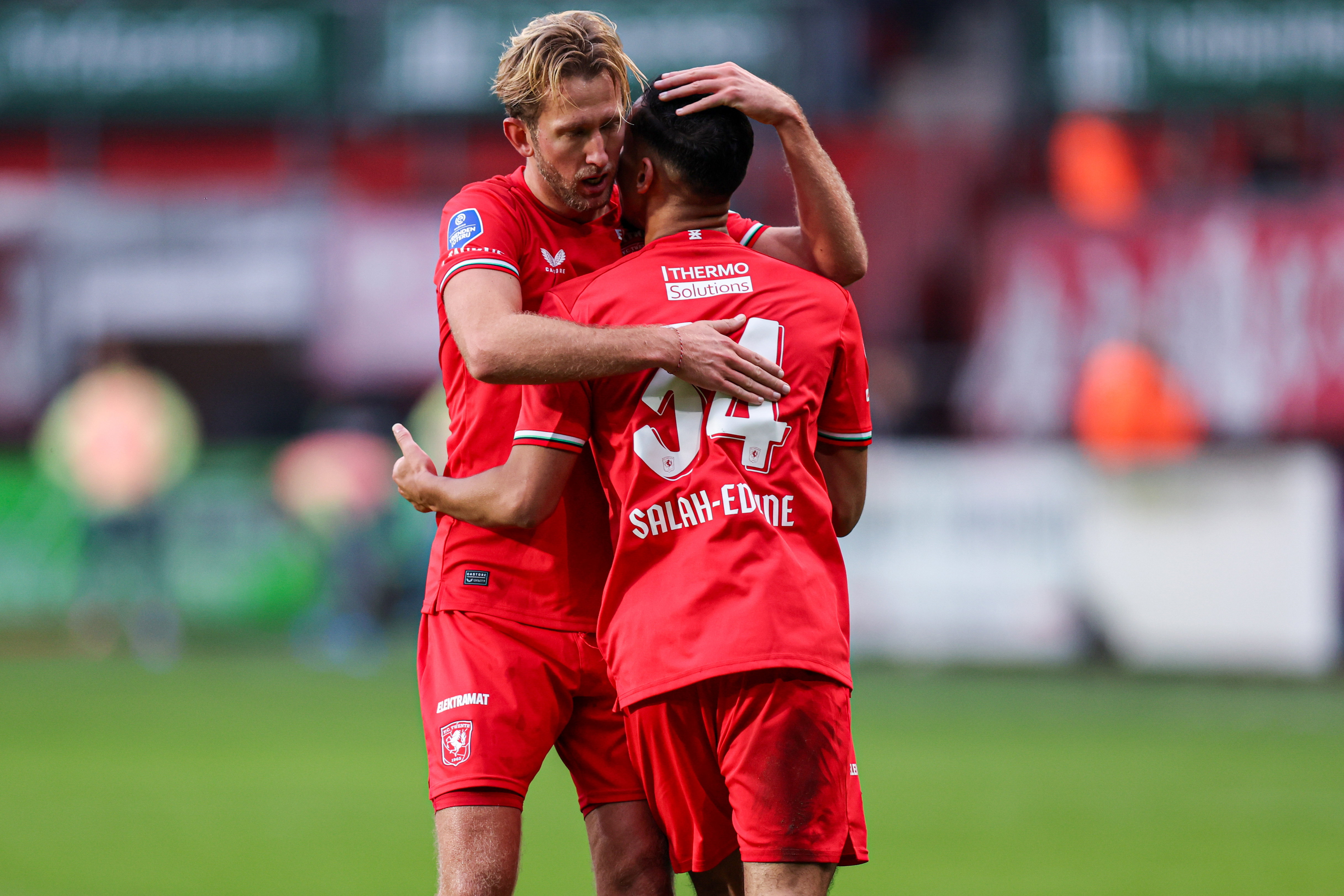 Michel Vlap en Anass Salah-Eddine bij FC Twente