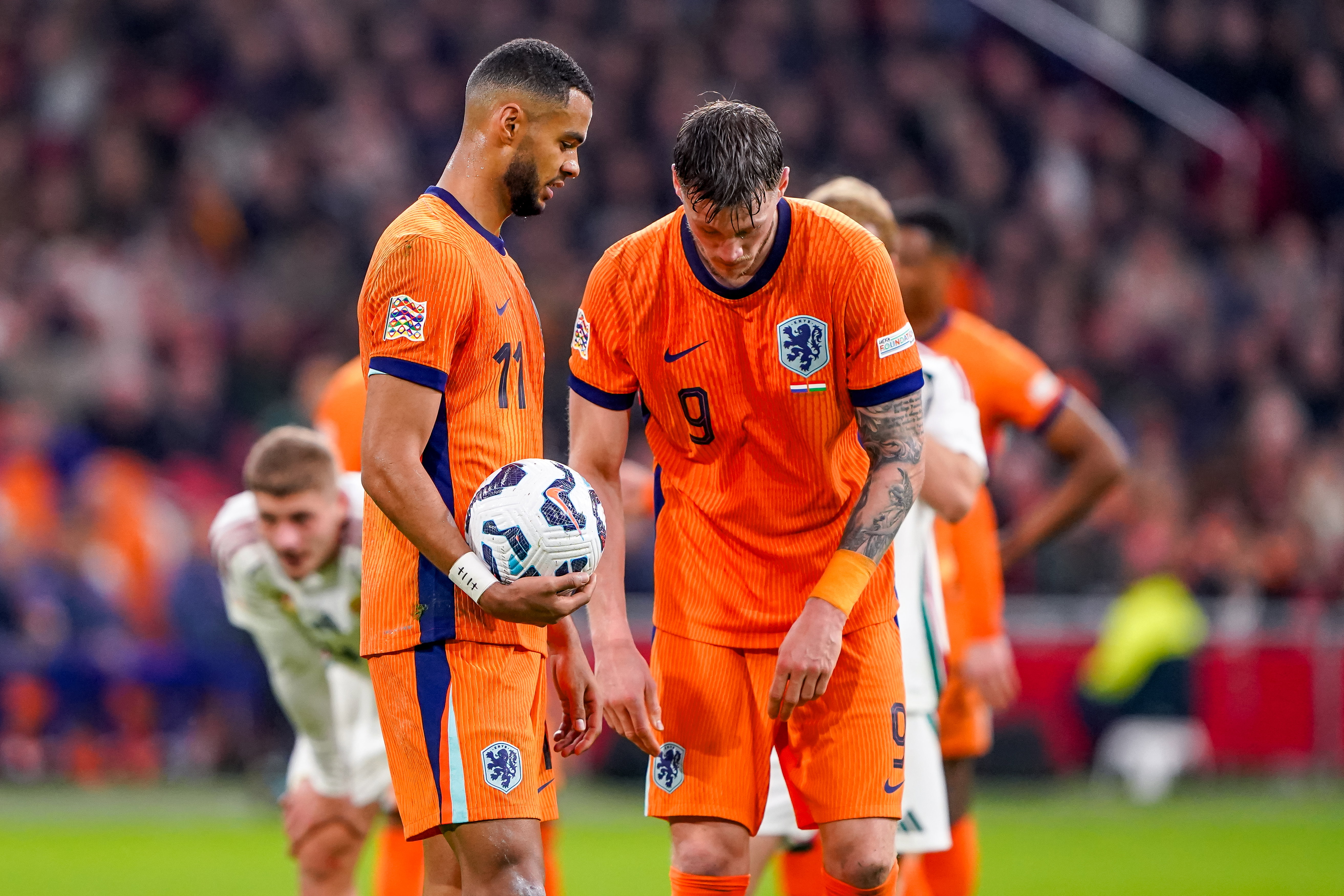 Cody Gakpo en Wout Weghorst