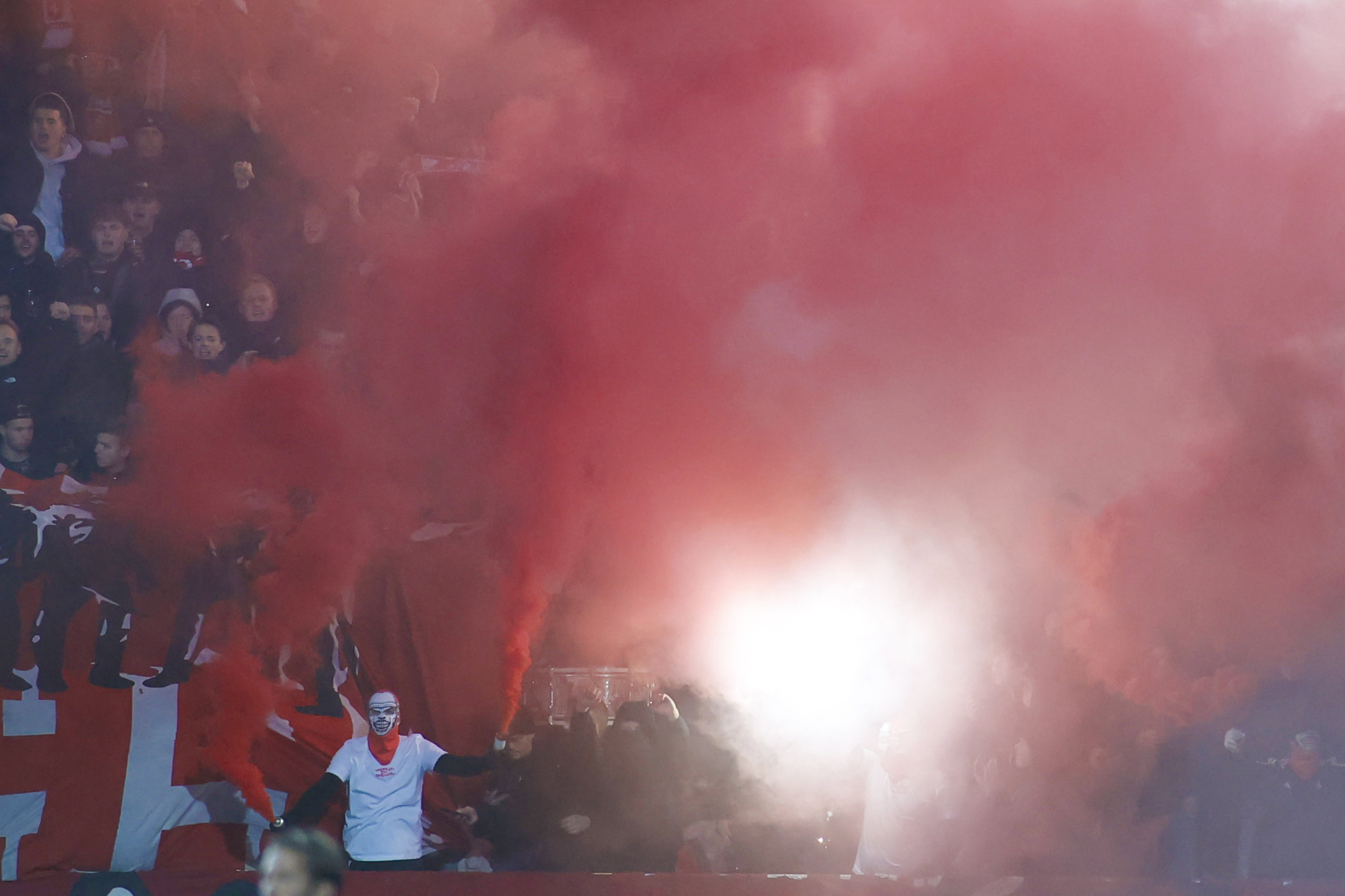 Vuurwerk in het uitvak bij Fortuna Sittard