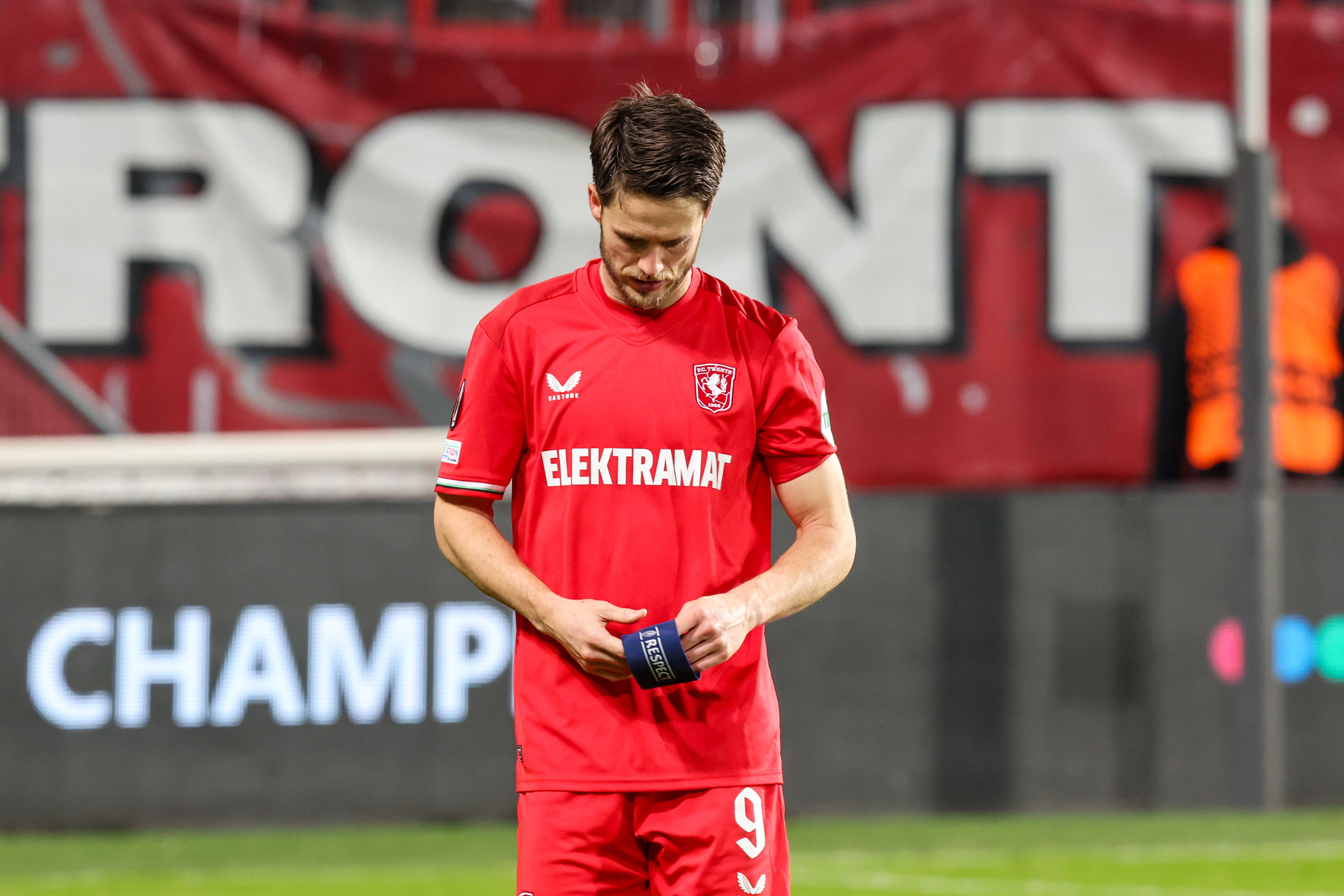 Een teleurgestelde Ricky van Wolfswinkel