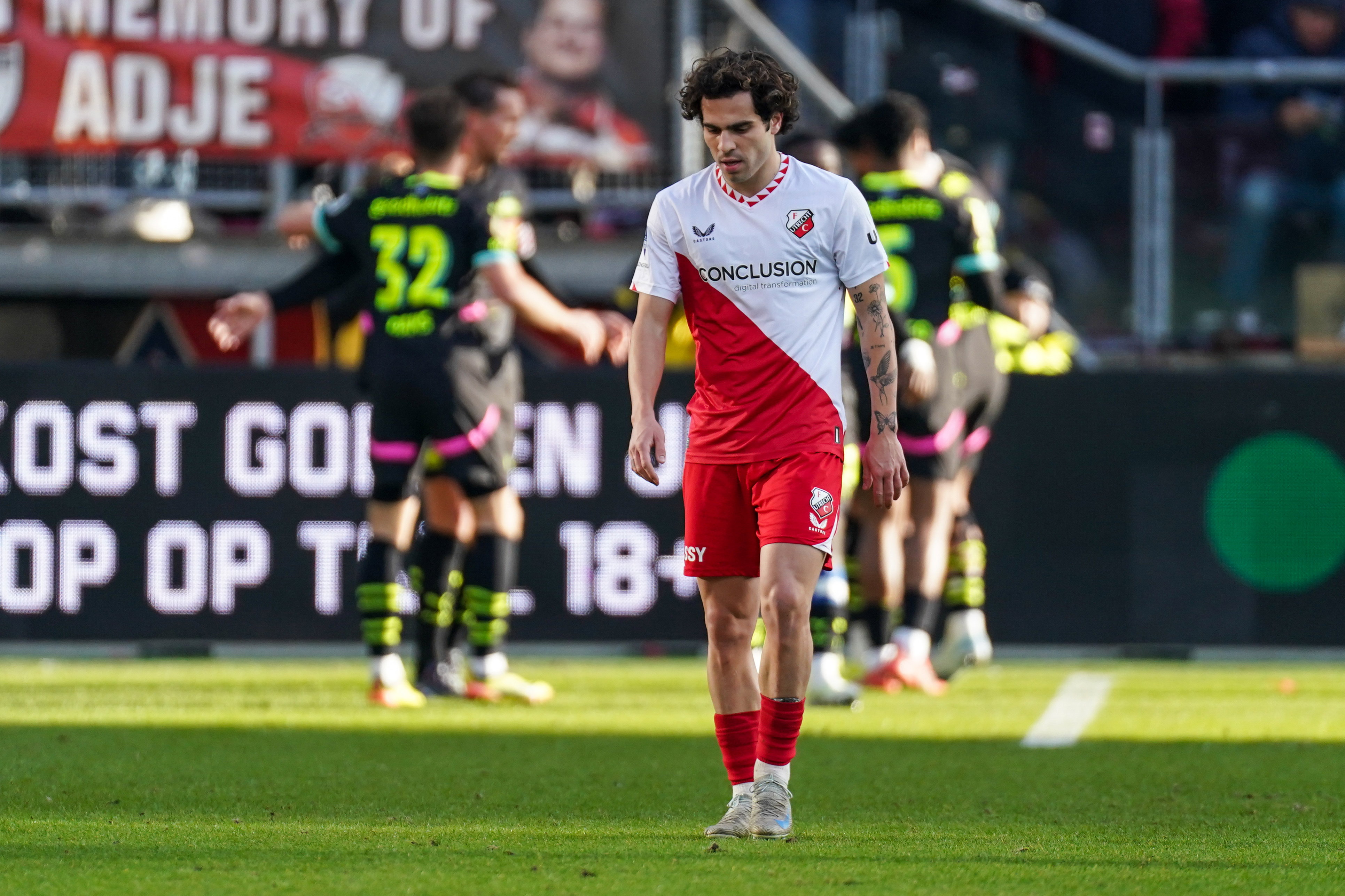FC Utrecht baalt na de 0-1