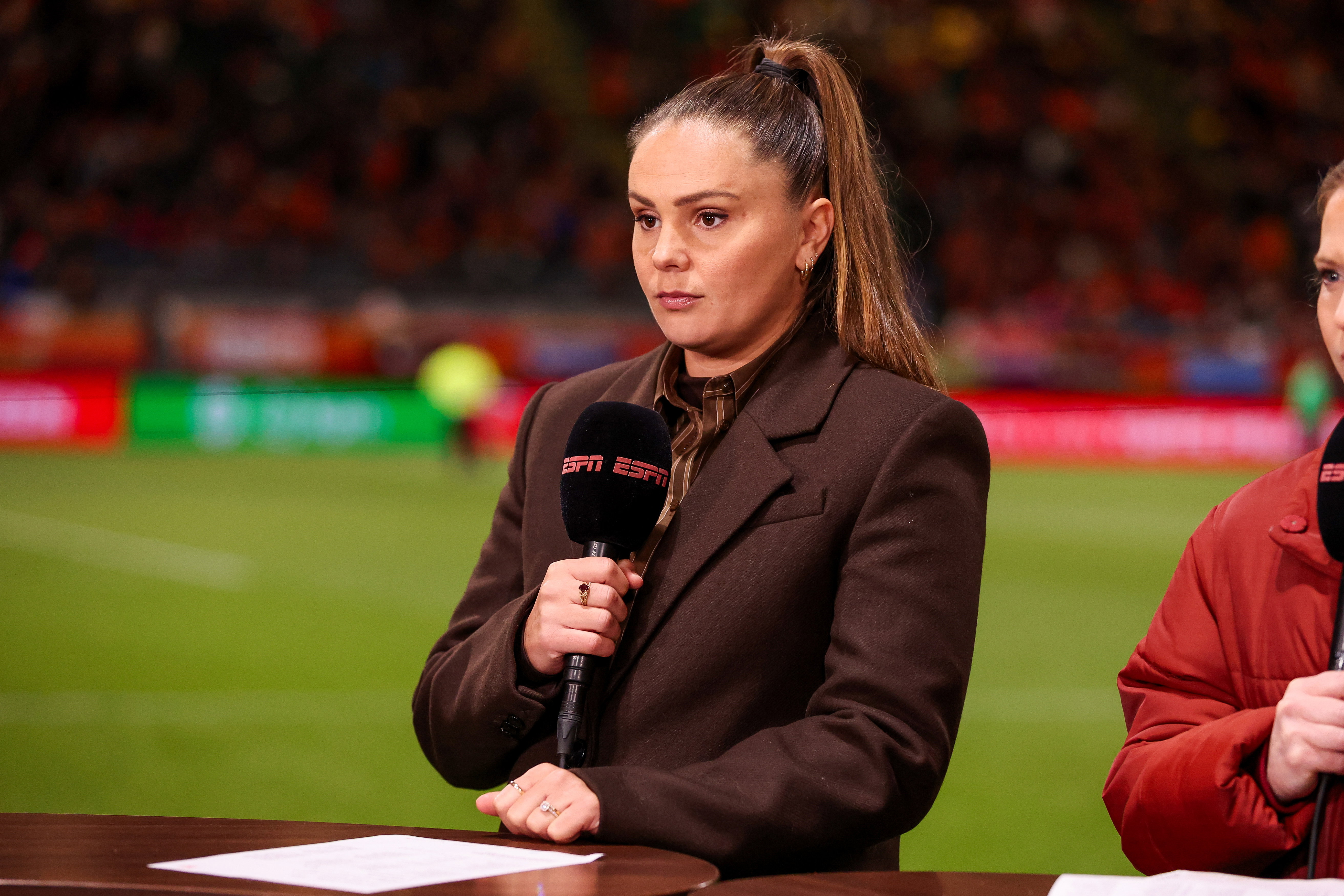 Lieke Martens als analist bij ESPN