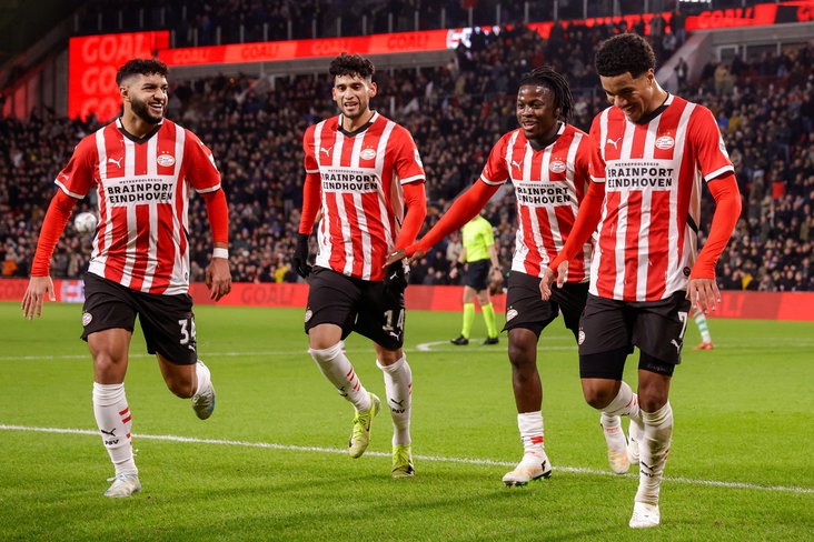 Ismael Saibari, Ricardo Pepi, Johan Bakayoko en Malik Tillman