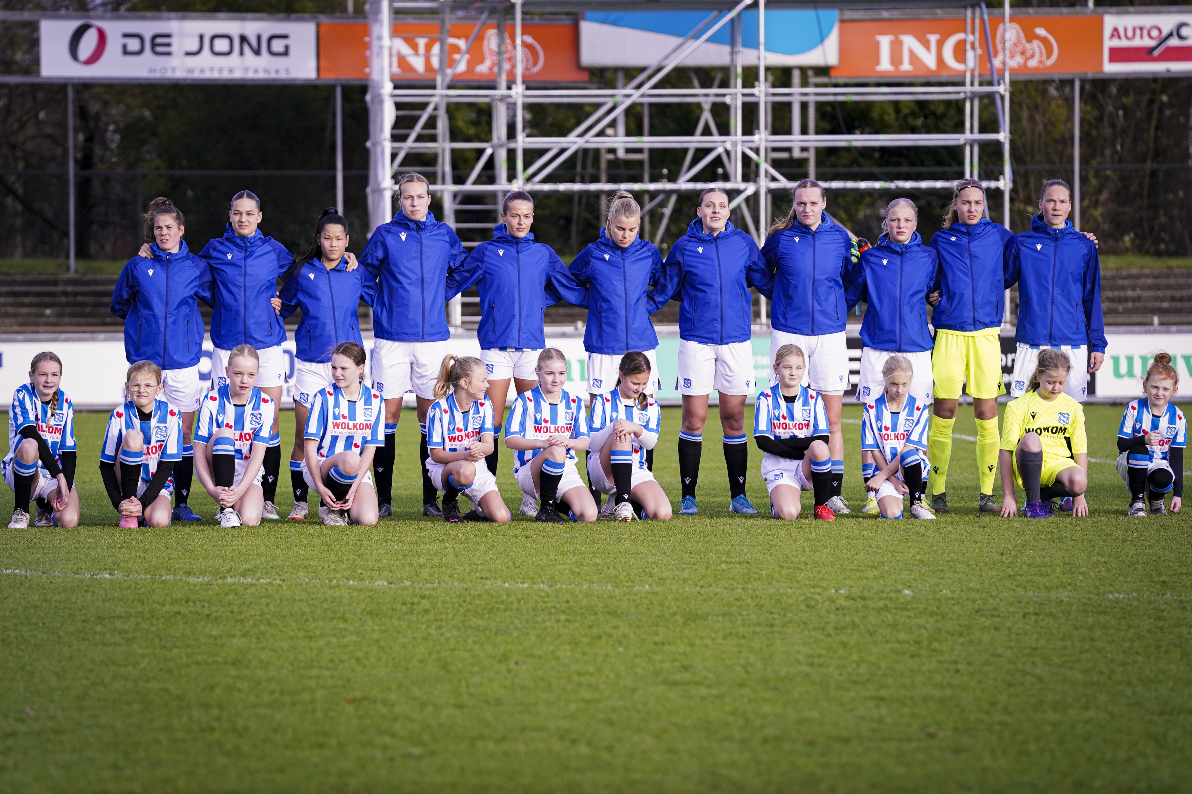 De speelsters van SC Heerenveen