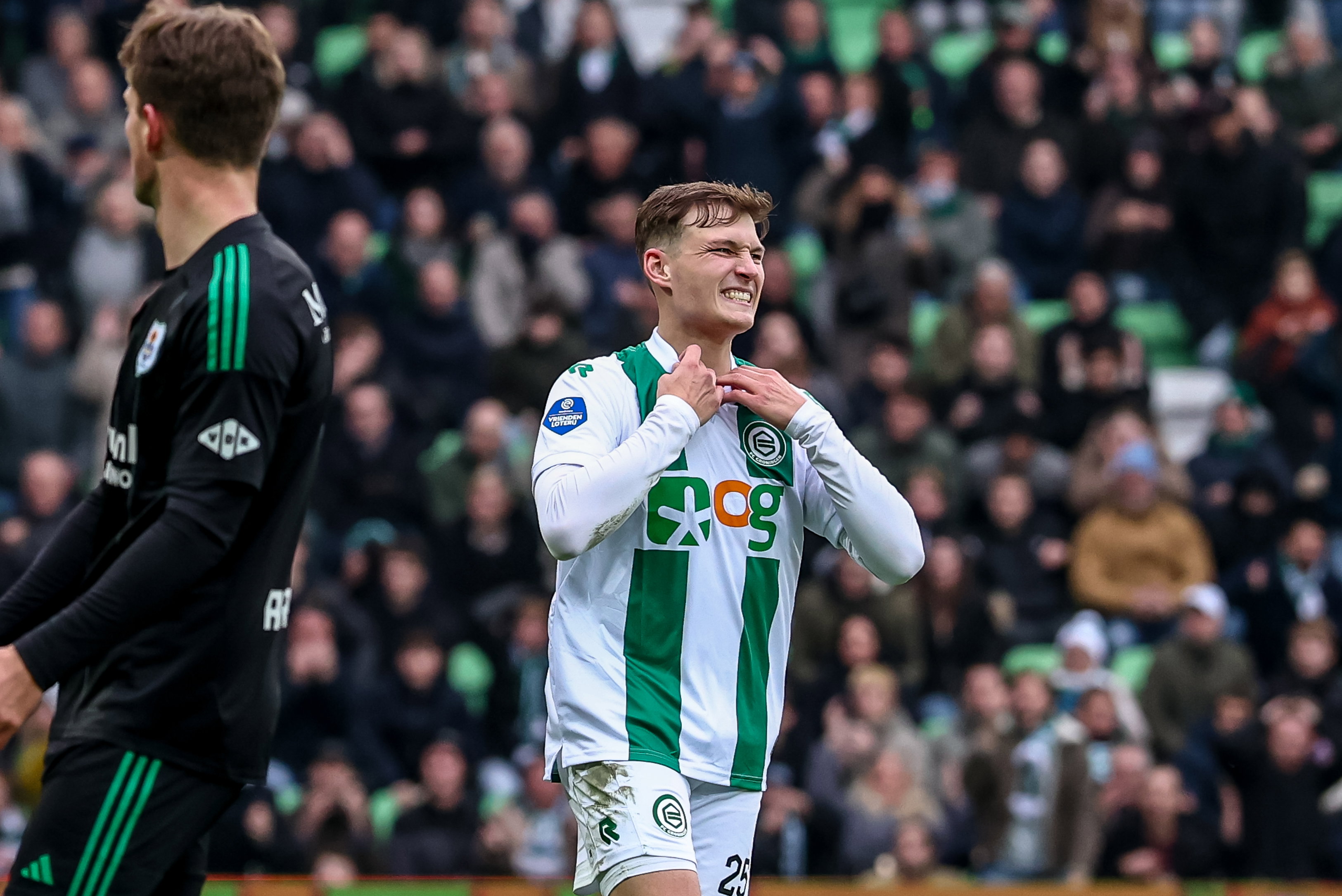 Thijs Oosting baalt