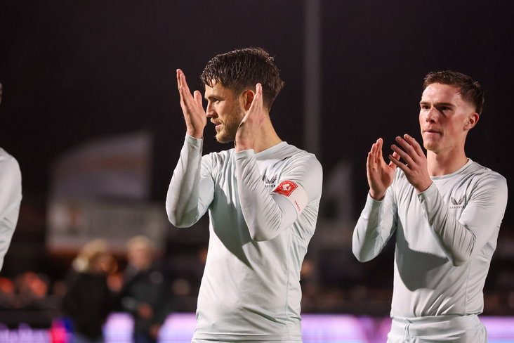 Ricky van Wolfswinkel bedankt het publiek