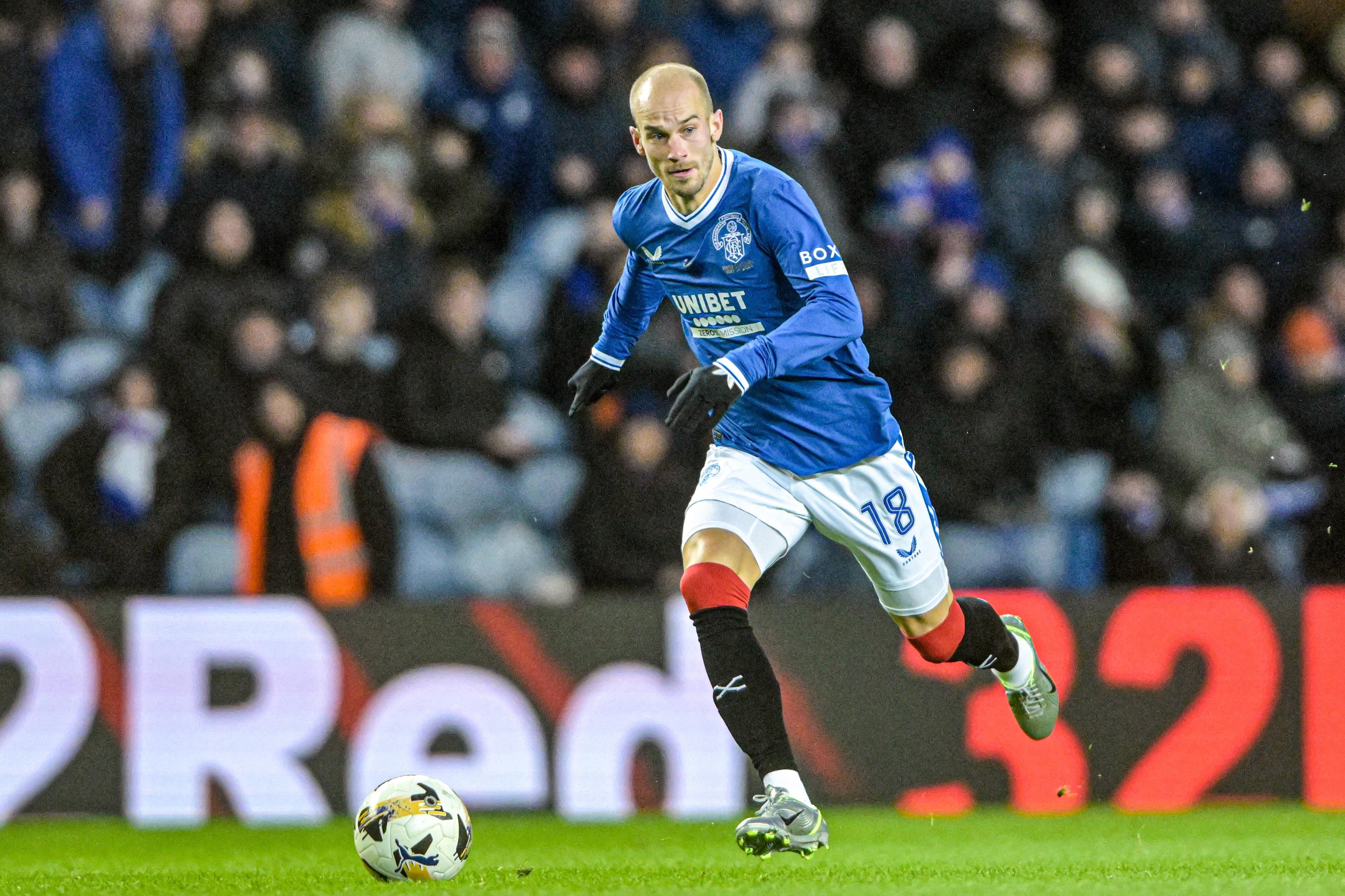 Vaclav Cerny aan de bal