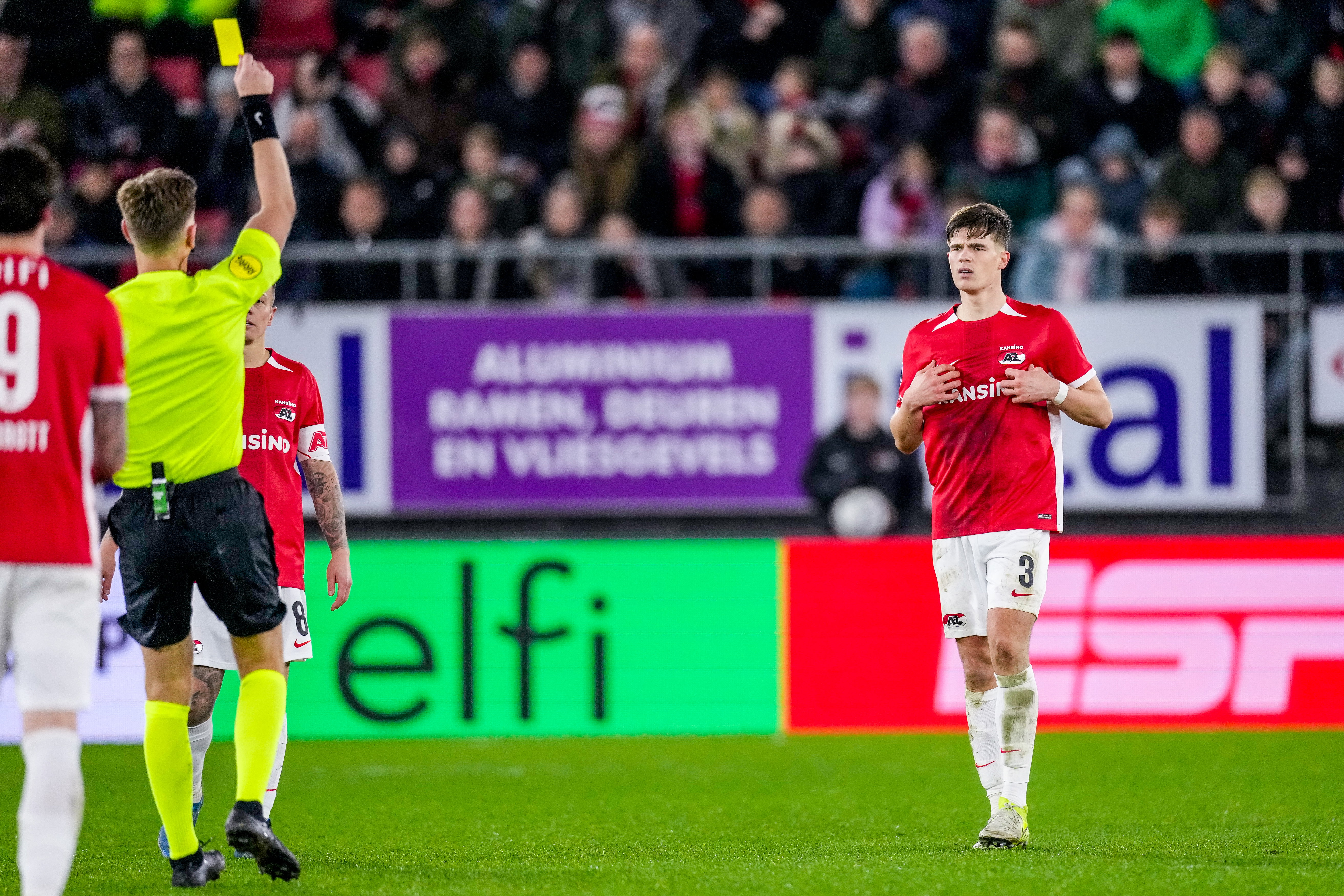 Wouter Goes krijgt een gele kaart