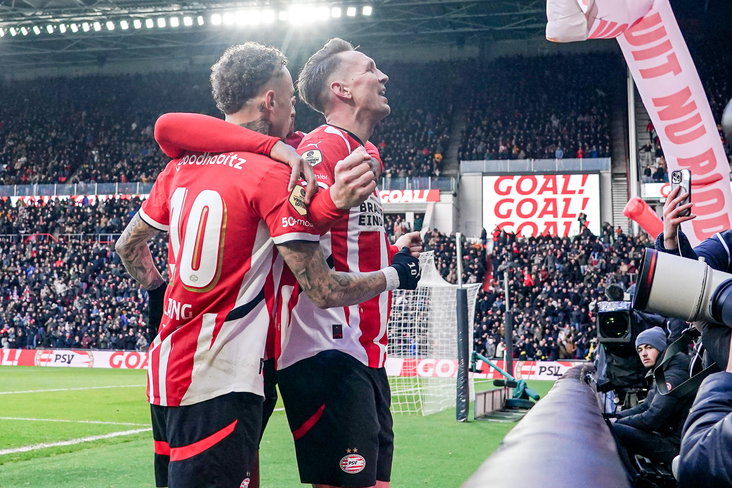 Luuk de Jong na diens goal