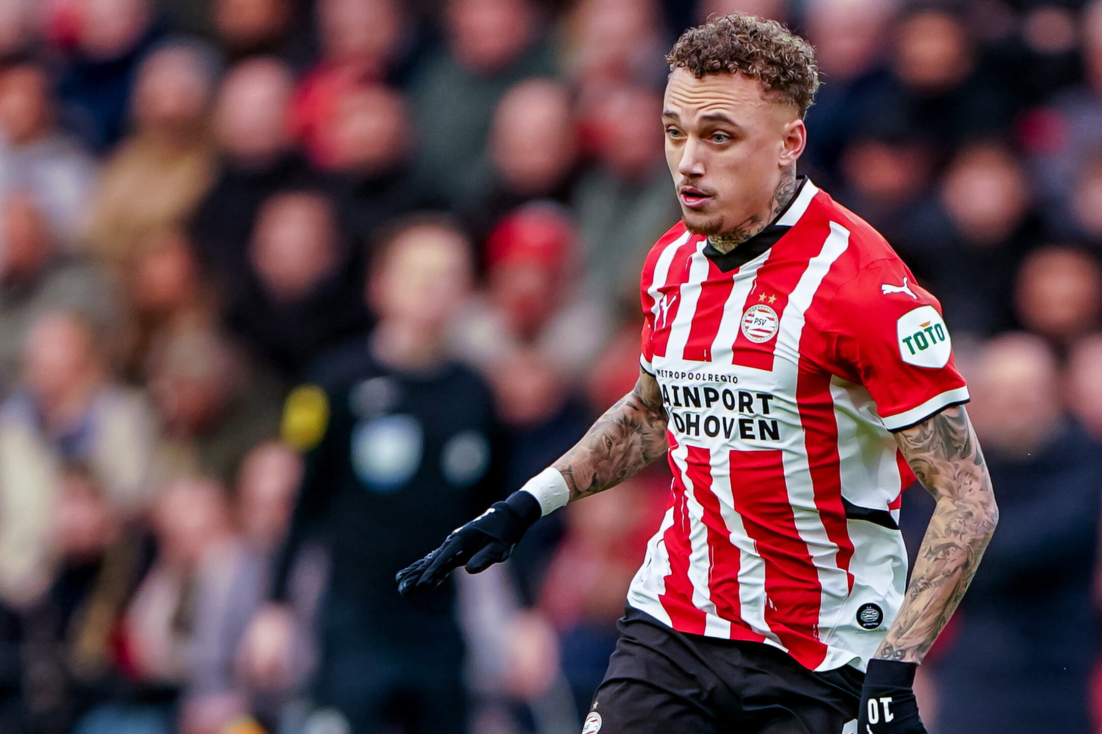 TOTO op de mouw bij PSV
