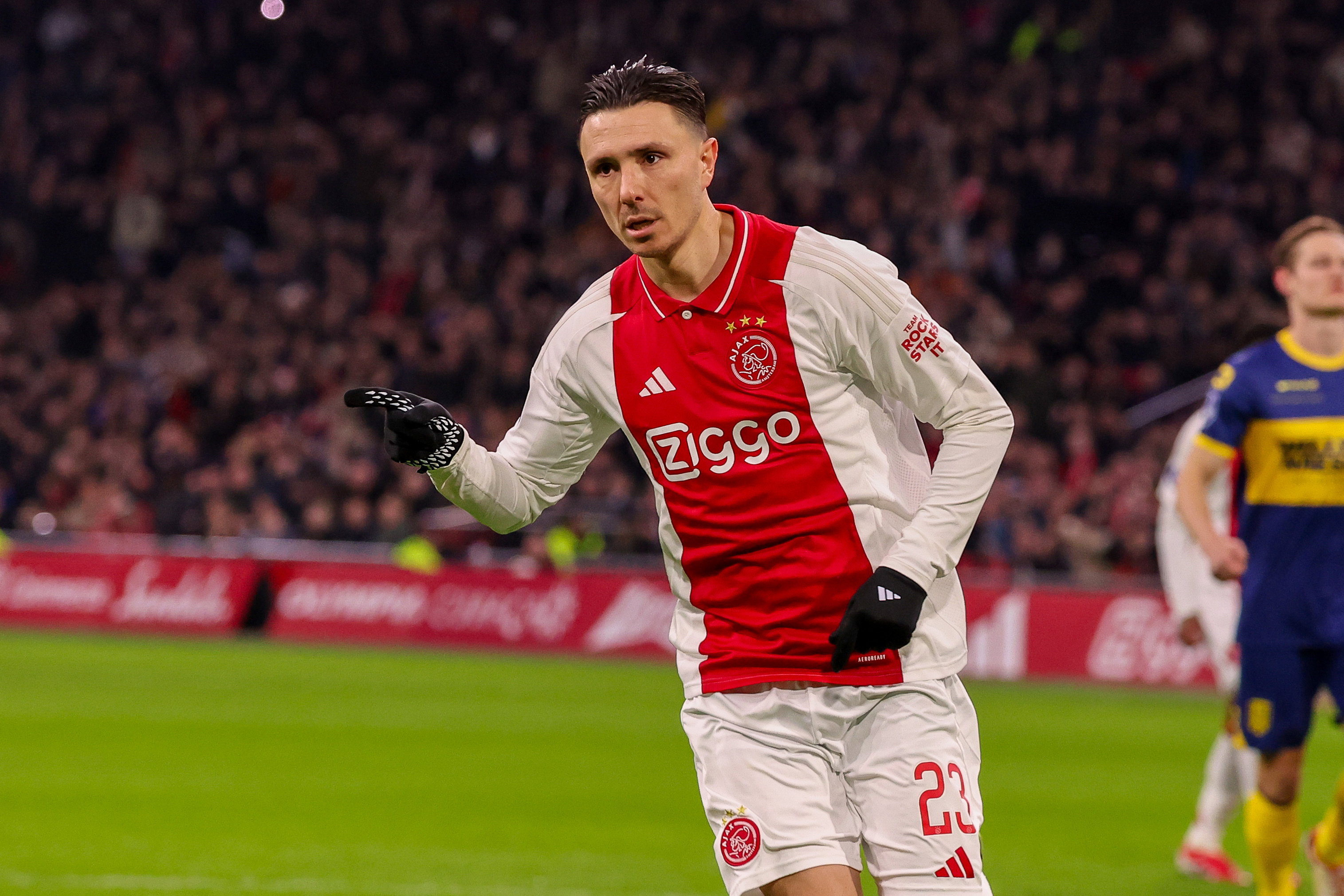 Steven Berghuis na zijn goal tegen RKC