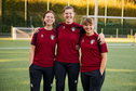 Esmée Umans, Puck Louwes en Naomi Linssen beginnen MHD Meiden Keepers Academy