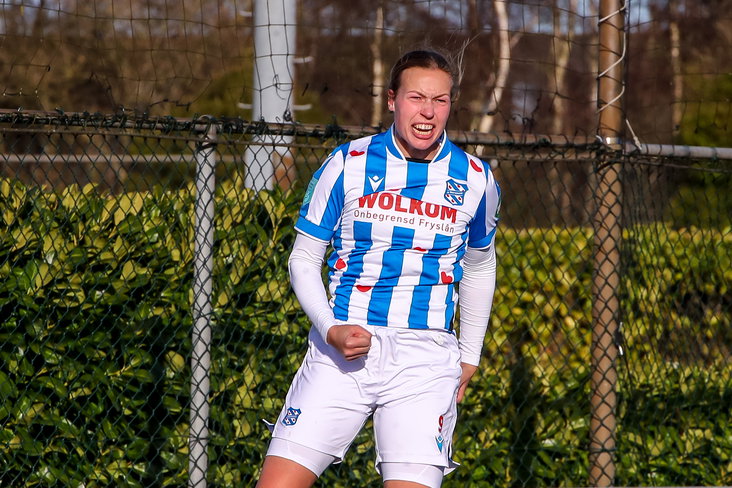 Evi Maatman juicht