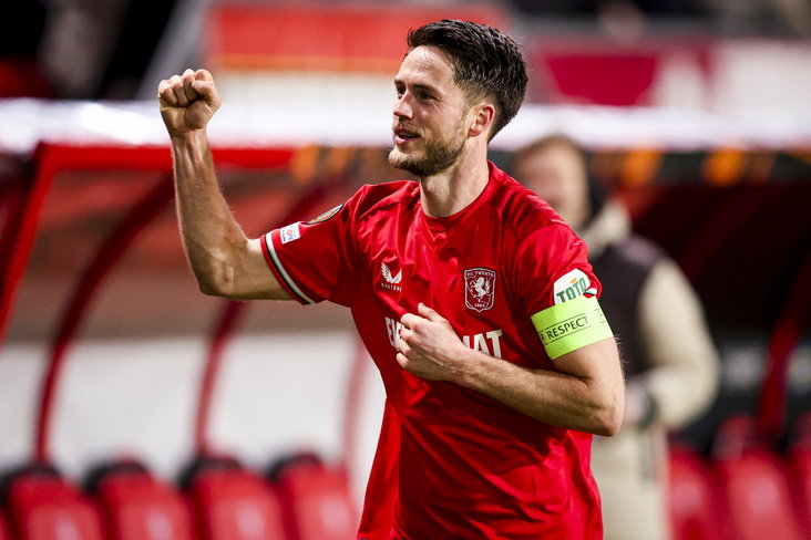 Rick van Wolfswinkel met een gebalde vuist
