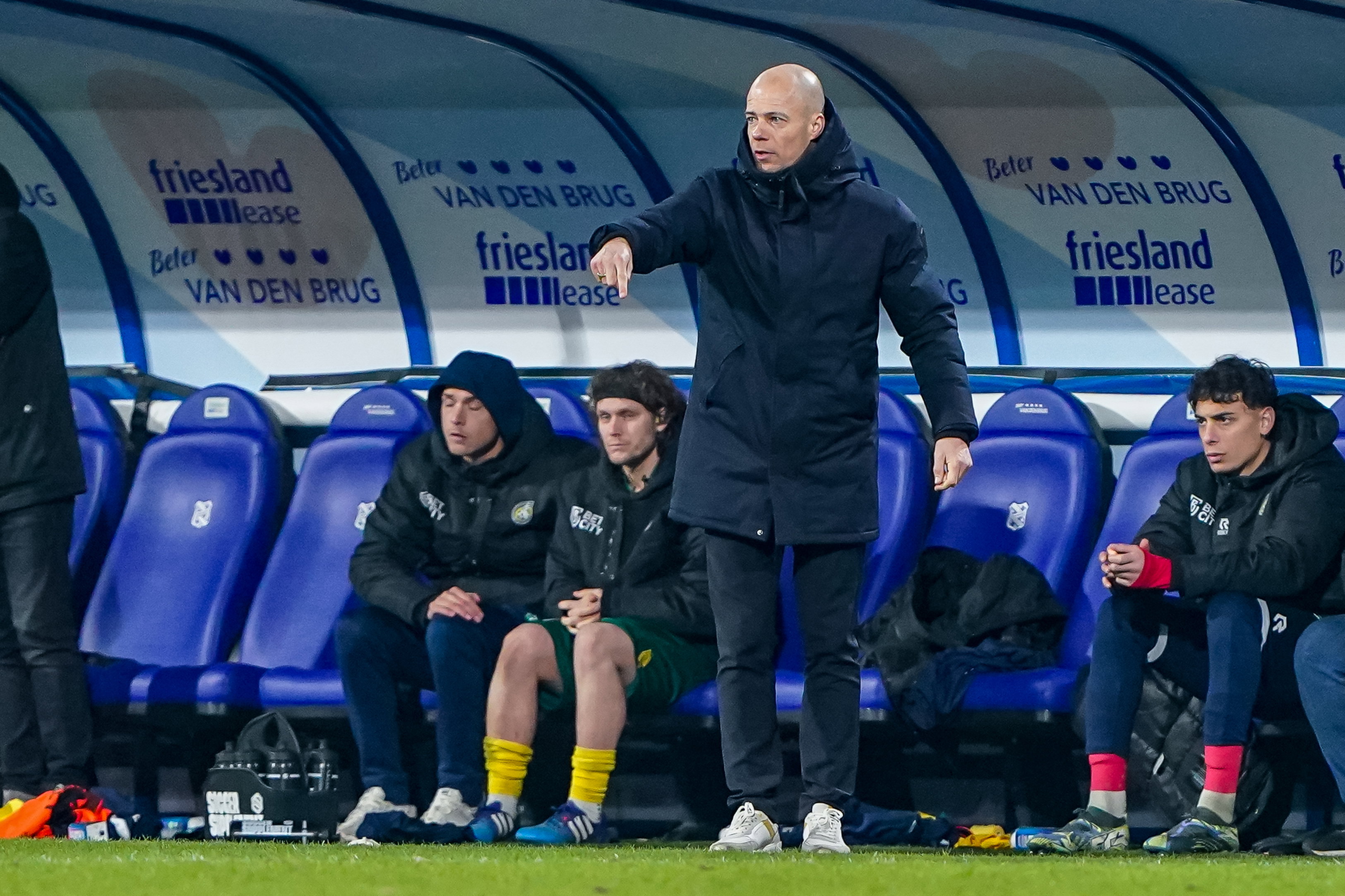Danny Buijs in het Abe Lenstra Stadion