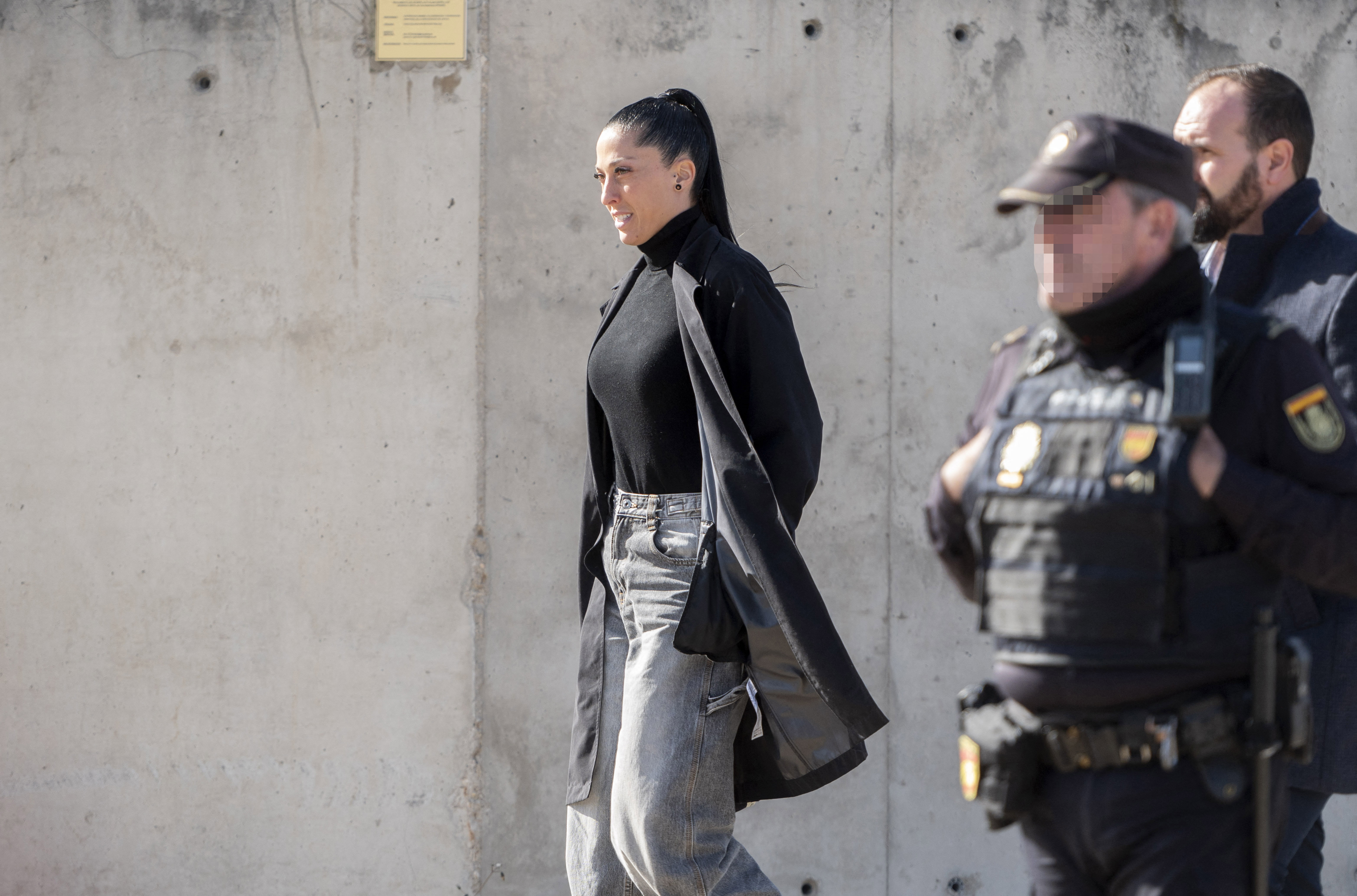 Jenni Hermoso arriveert bij de rechtbank