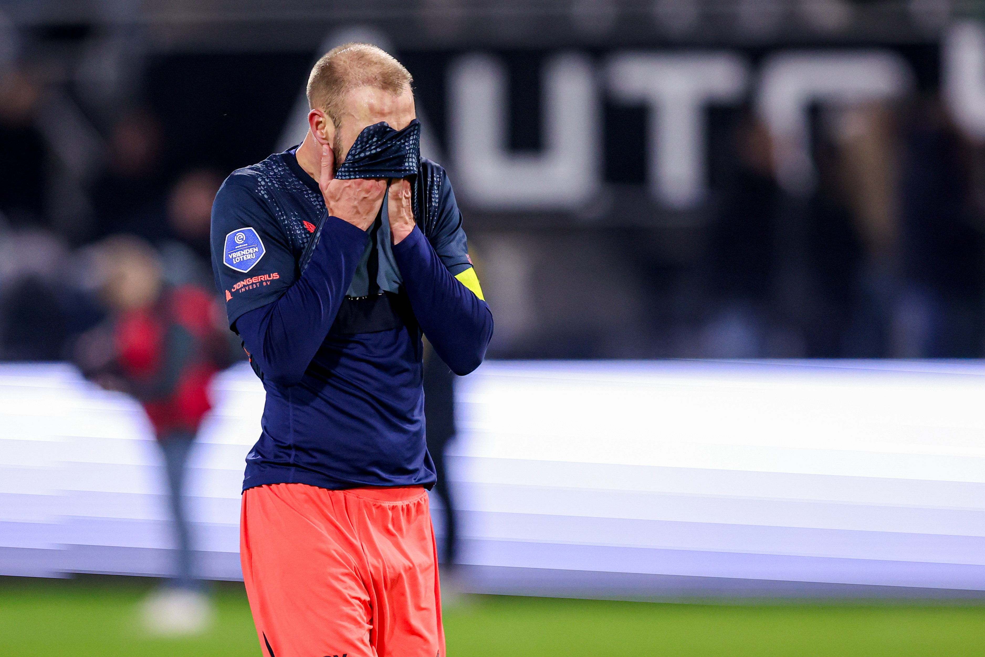 Mike van der Hoorn baalt van de uitschakeling in de KNVB Beker