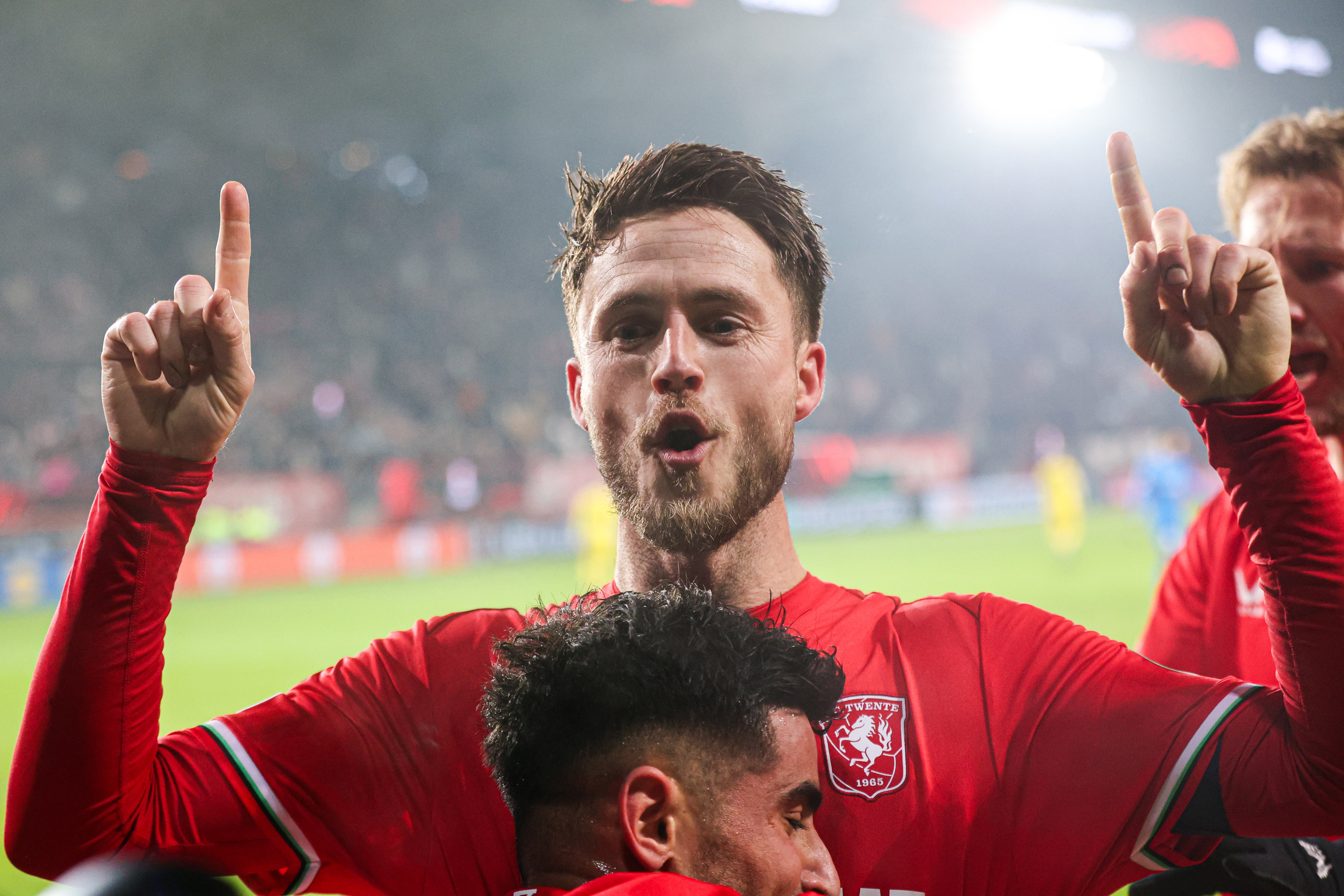 Ricky van Wolfswinkel juicht