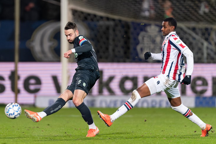 Marco Rente tegen Willem II