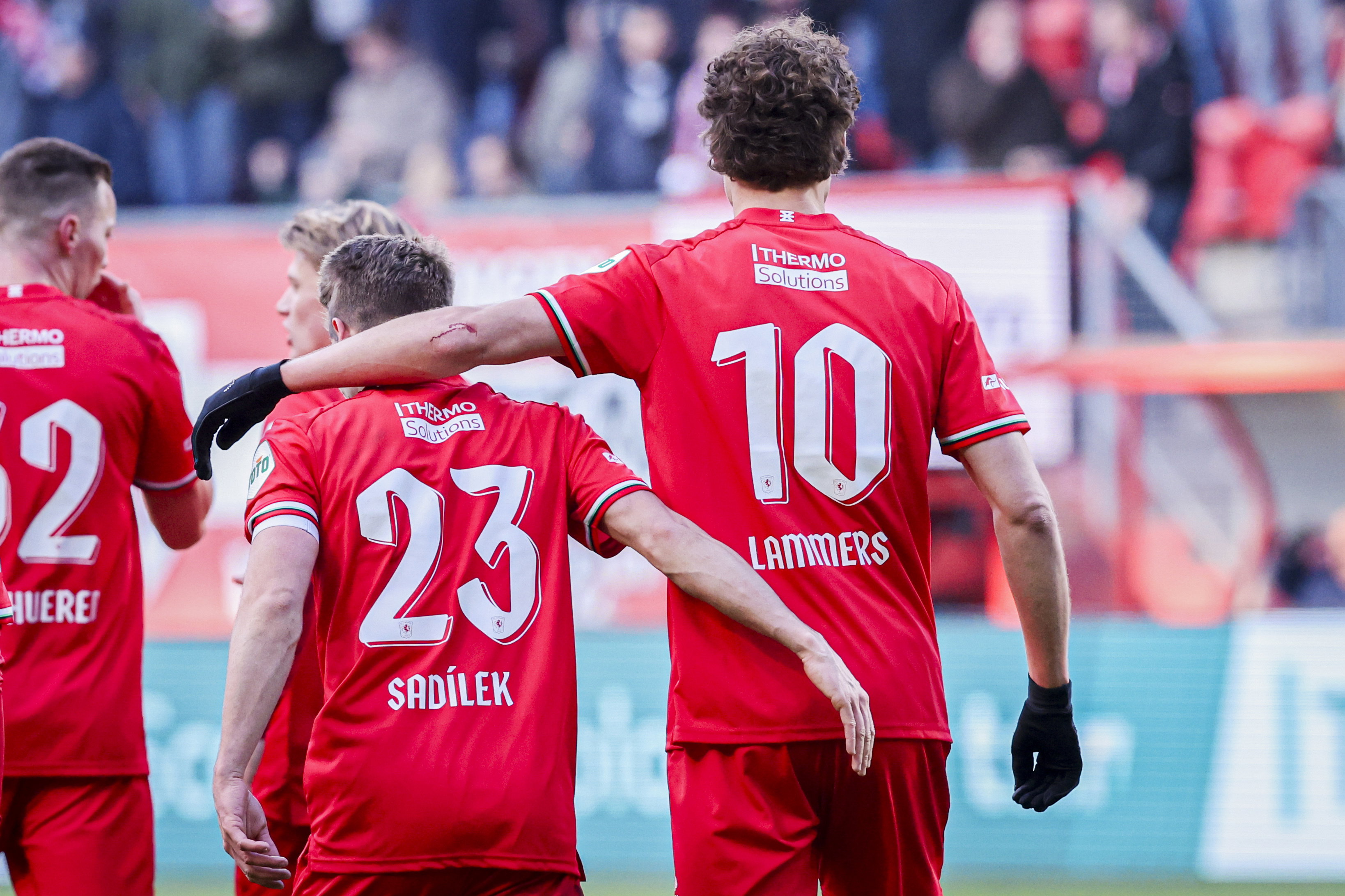 Michal Sadilek en Sam Lammers