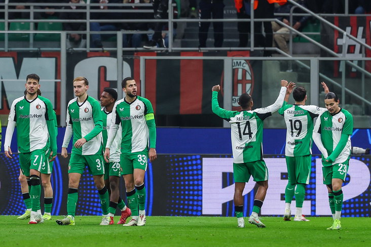 Feyenoord juicht bij AC Milan