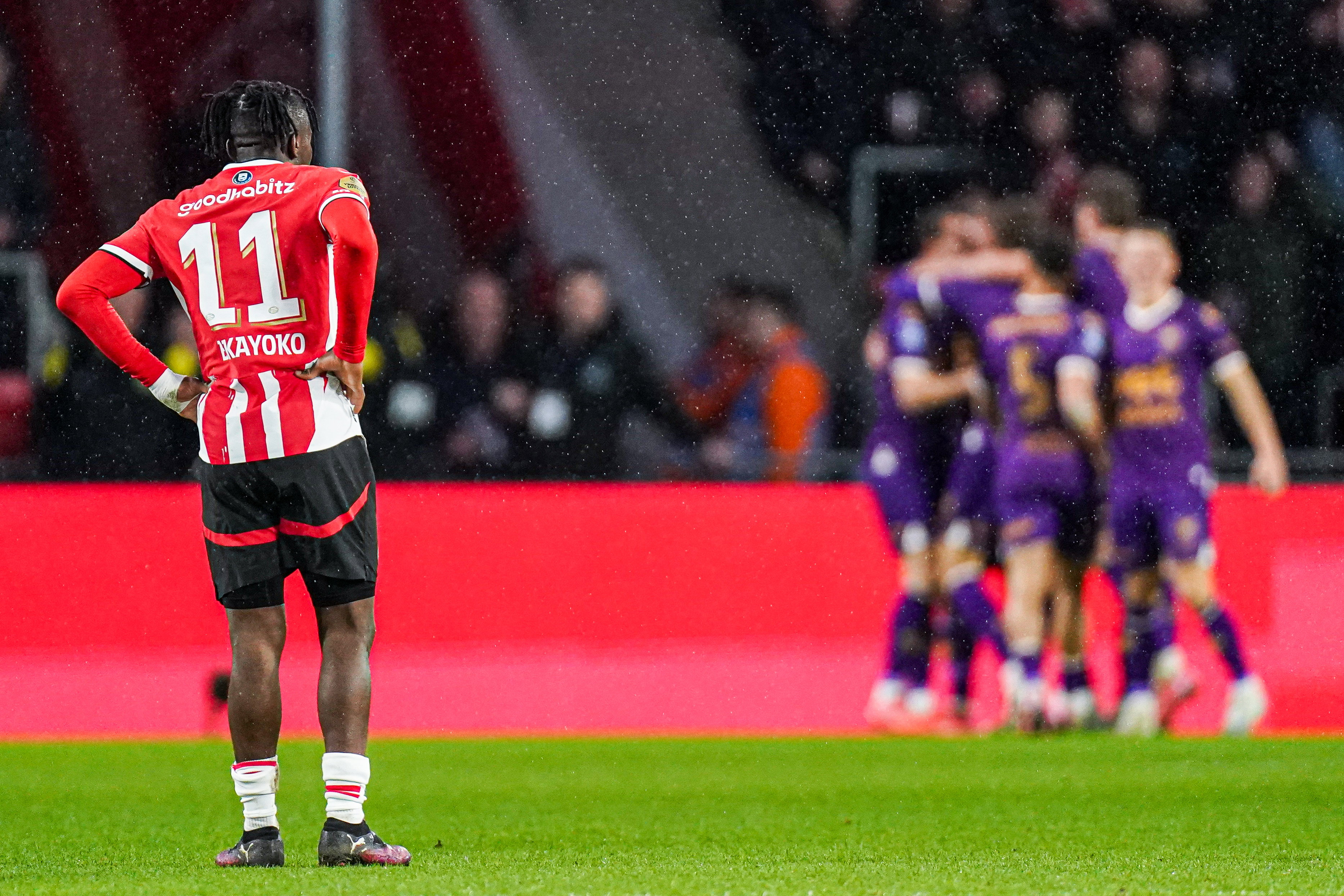 Een teleurgestelde Johan Bakayoko