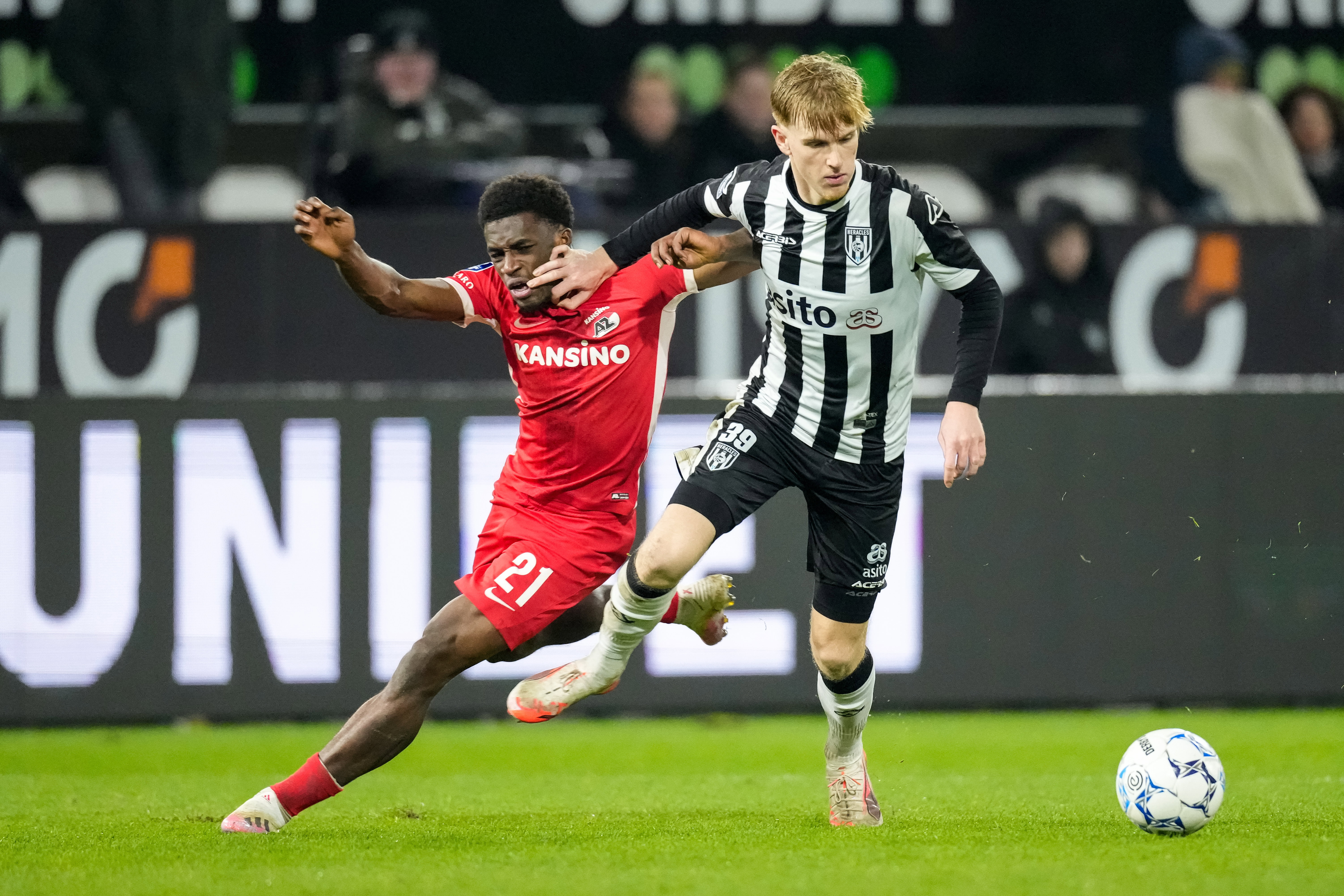 Mats Rots in actie in het bekerduel met AZ