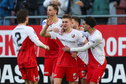 FC Utrecht viert het doelpunt van Oscar Fraulo