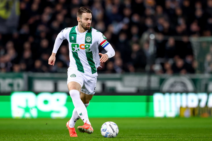 Marco Rente in actie tegen FC Twente