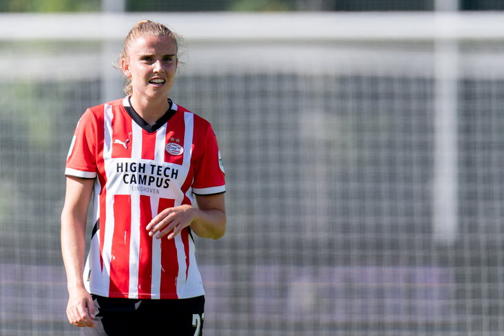 Myrthe Kemper-Moorrees in 2024 bij PSV