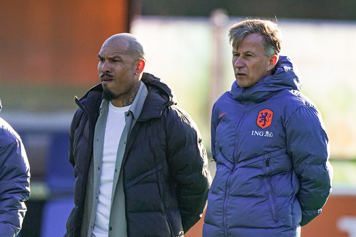 Nigel de Jong en Andries Jonker