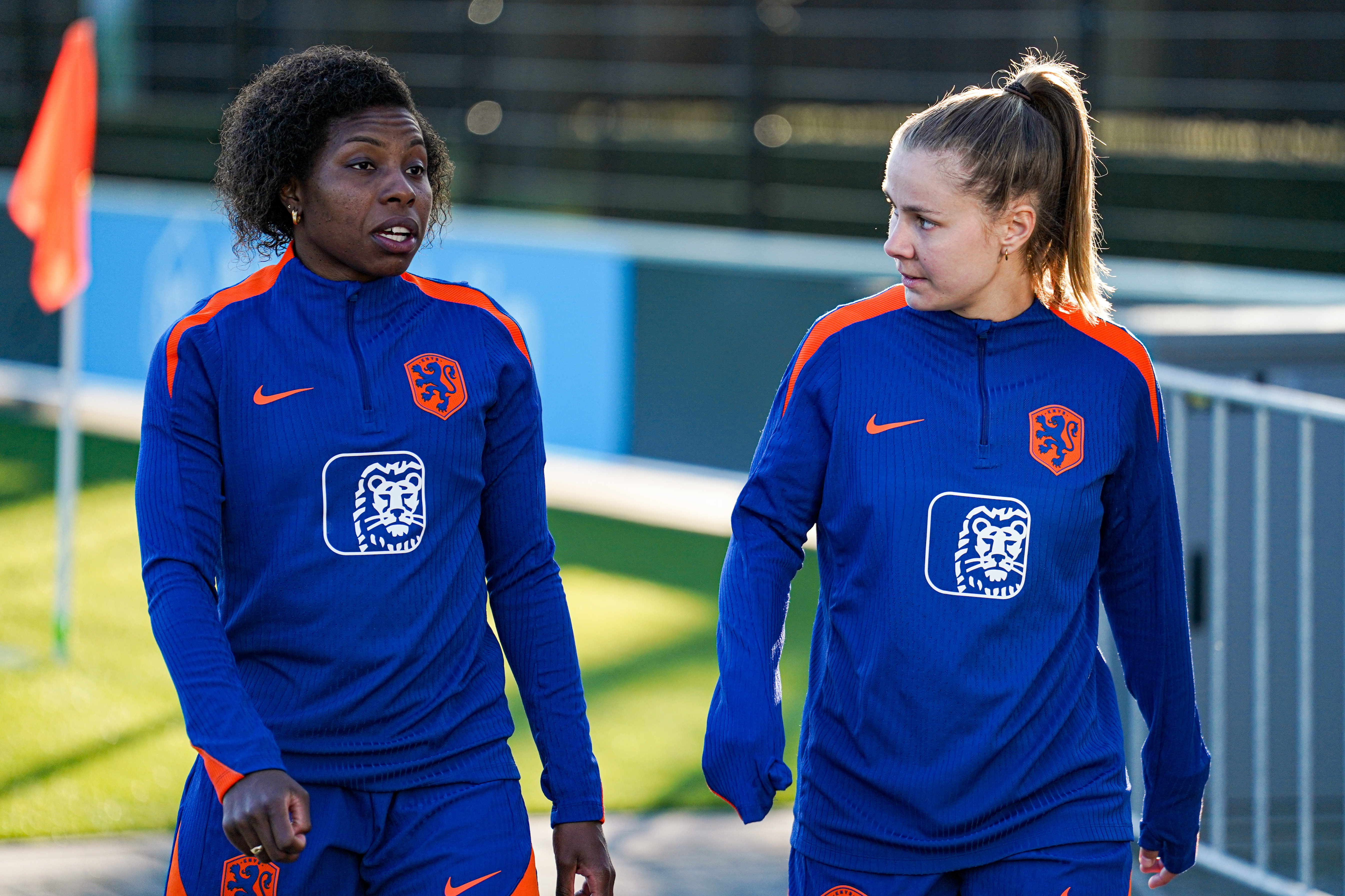 Lineth Beerensteyn en Victoria Pelova bij Oranje