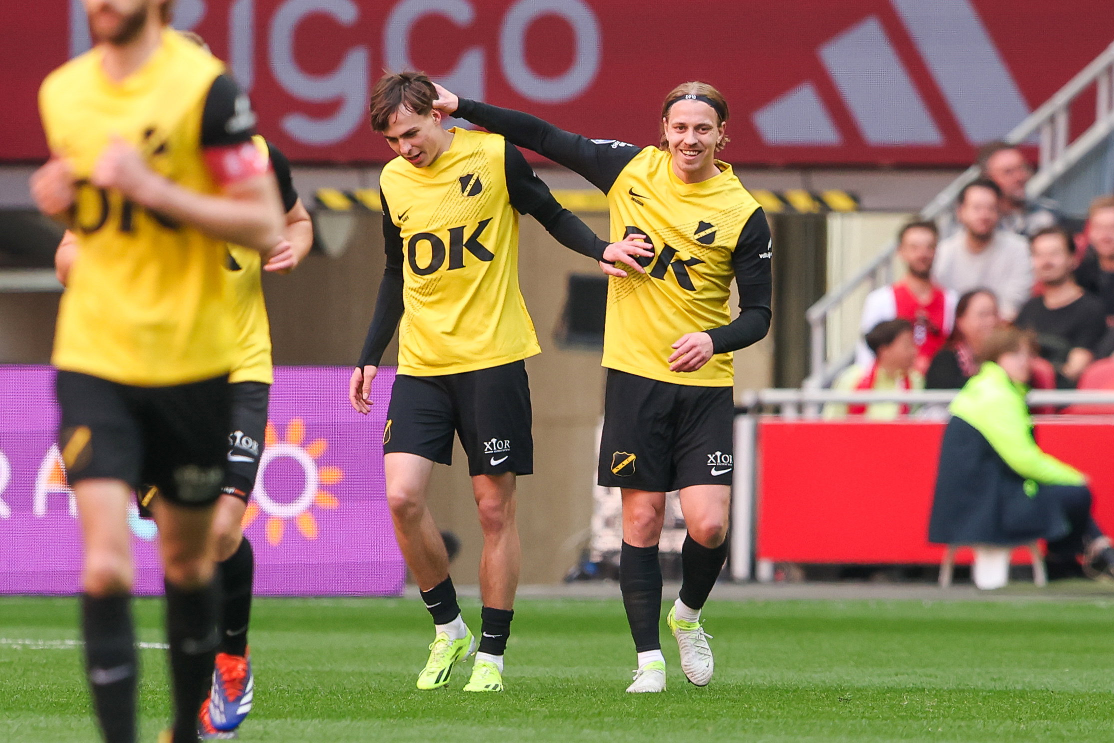 Leo Sauer tegen Ajax na zijn goal