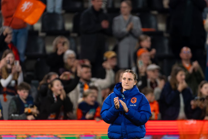 Wieke Kaptein bedankt de Oranje-fans