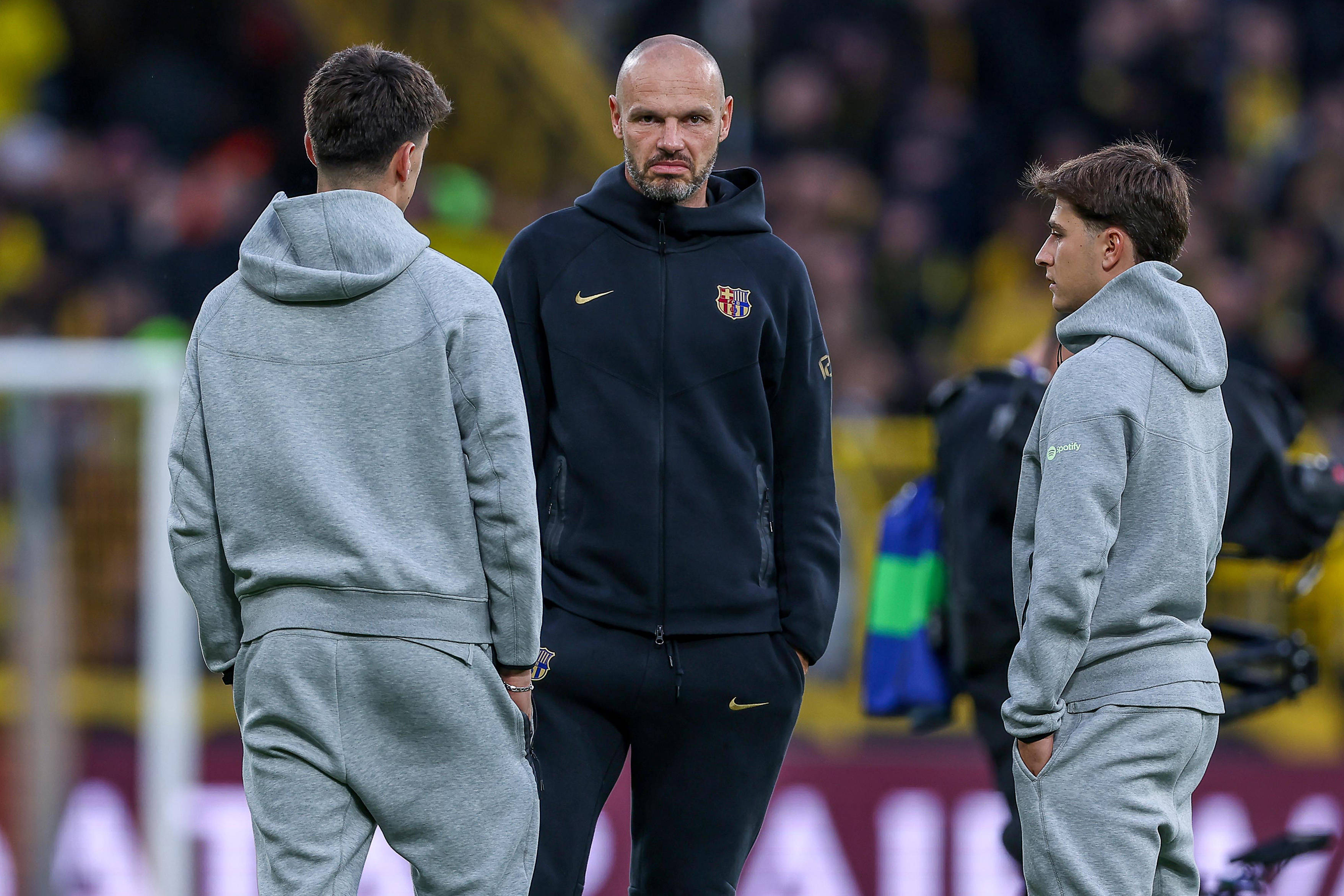 Heiko Westermann als assistent-trainer van FC Barcelona