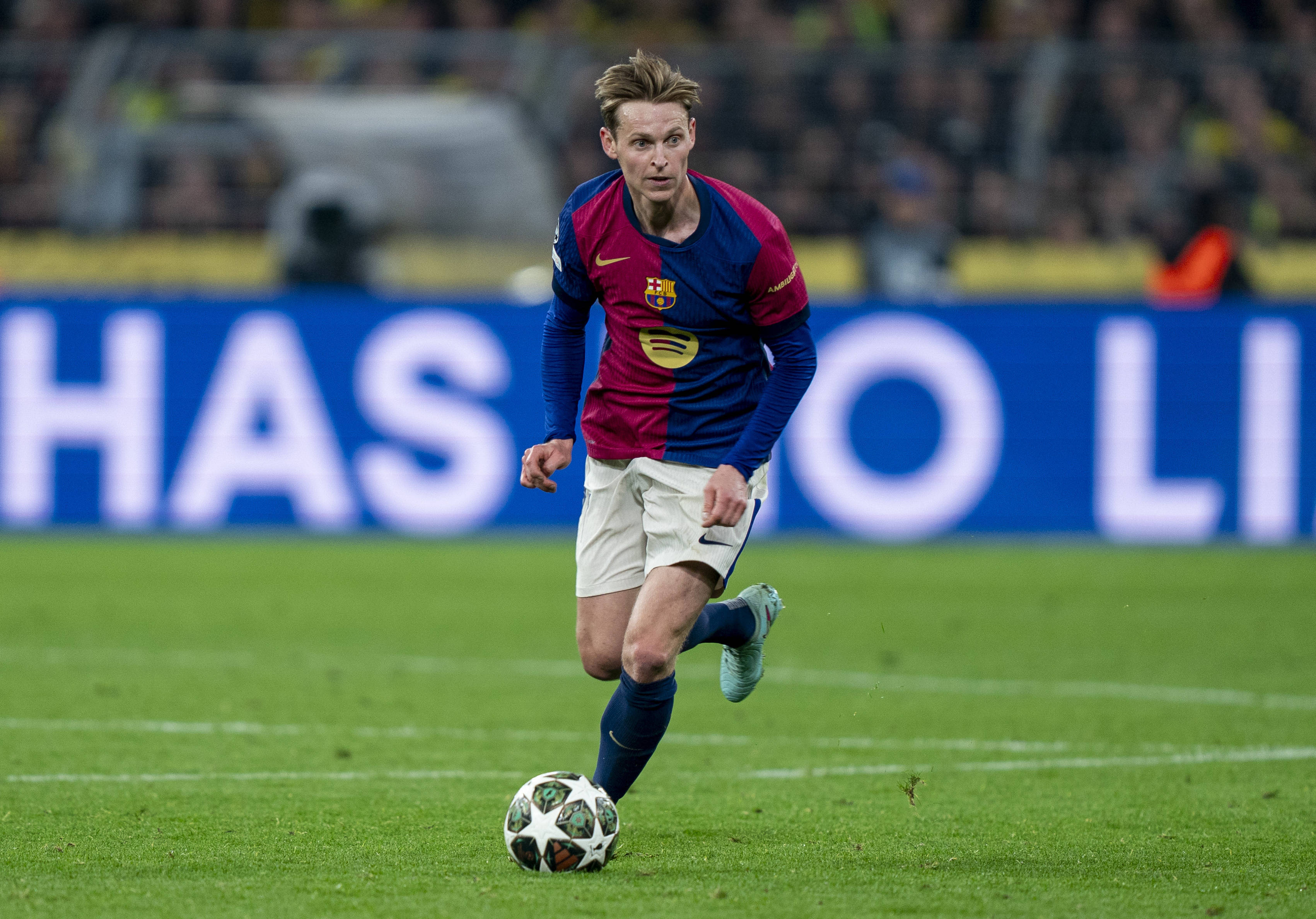 Frenkie de Jong in actie voor FC Barcelona