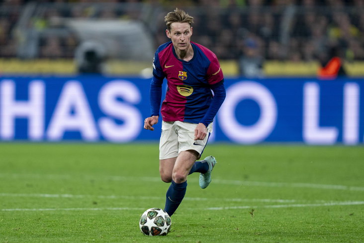 Frenkie de Jong in actie voor FC Barcelona