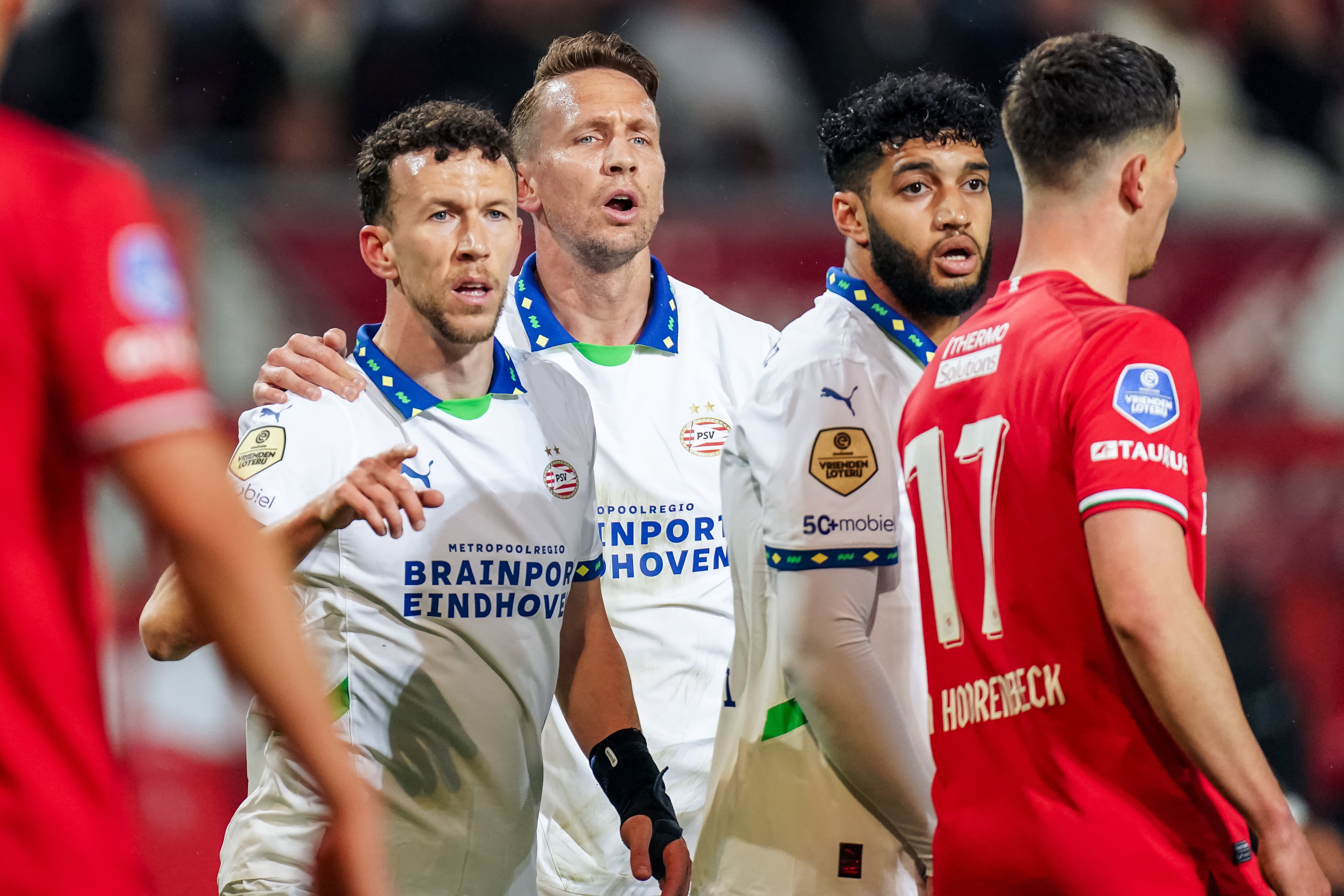 Ivan Perisic, Luuk de Jong en Ismael Saibari